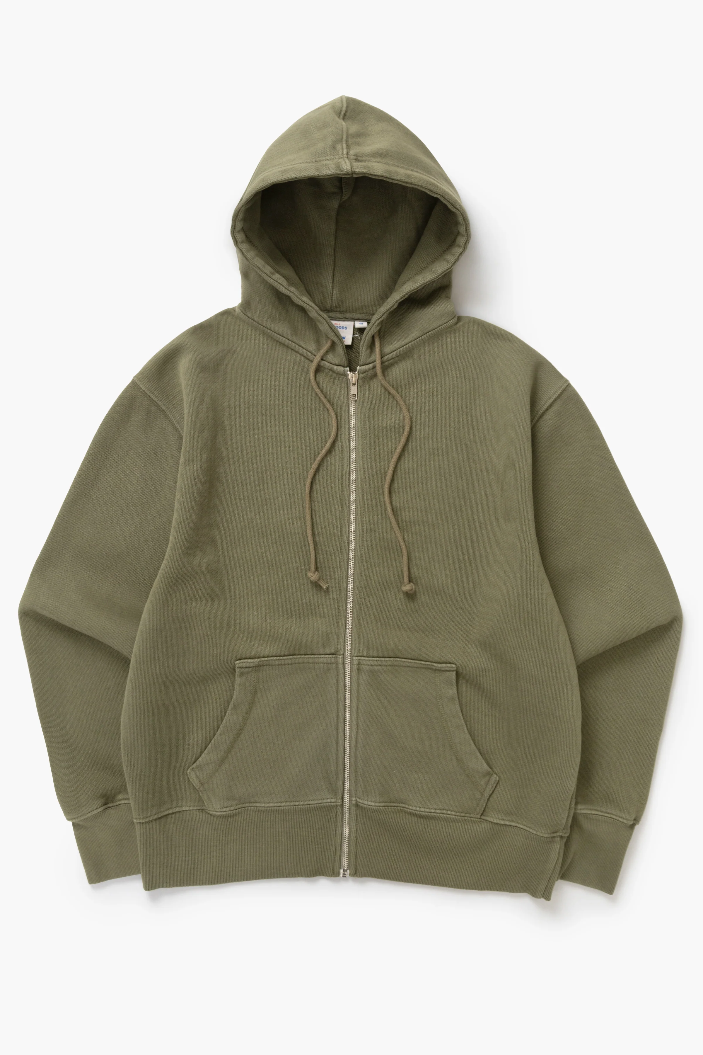 Power Goods - Loopback Zip Hoodie - Olive