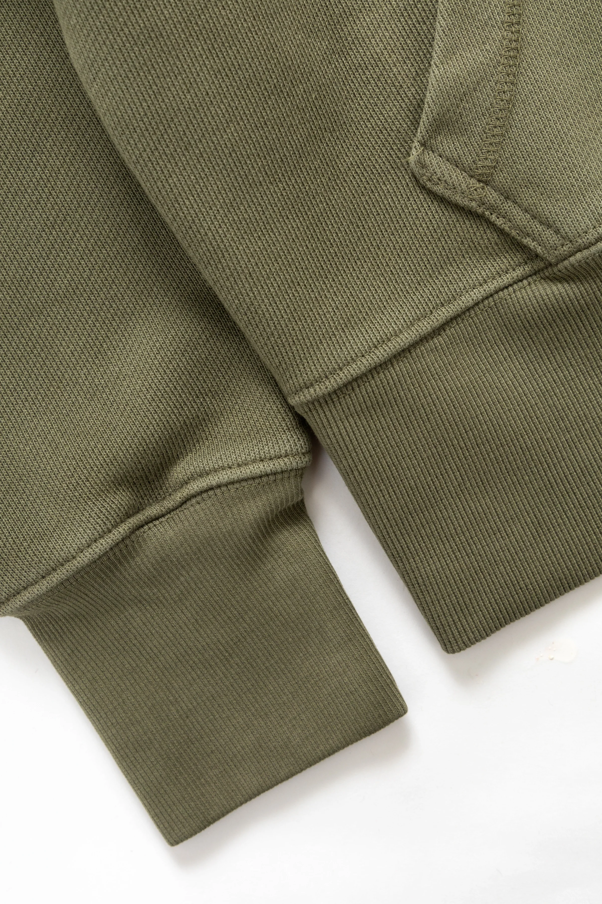 Power Goods - Loopback Zip Hoodie - Olive - Image 6