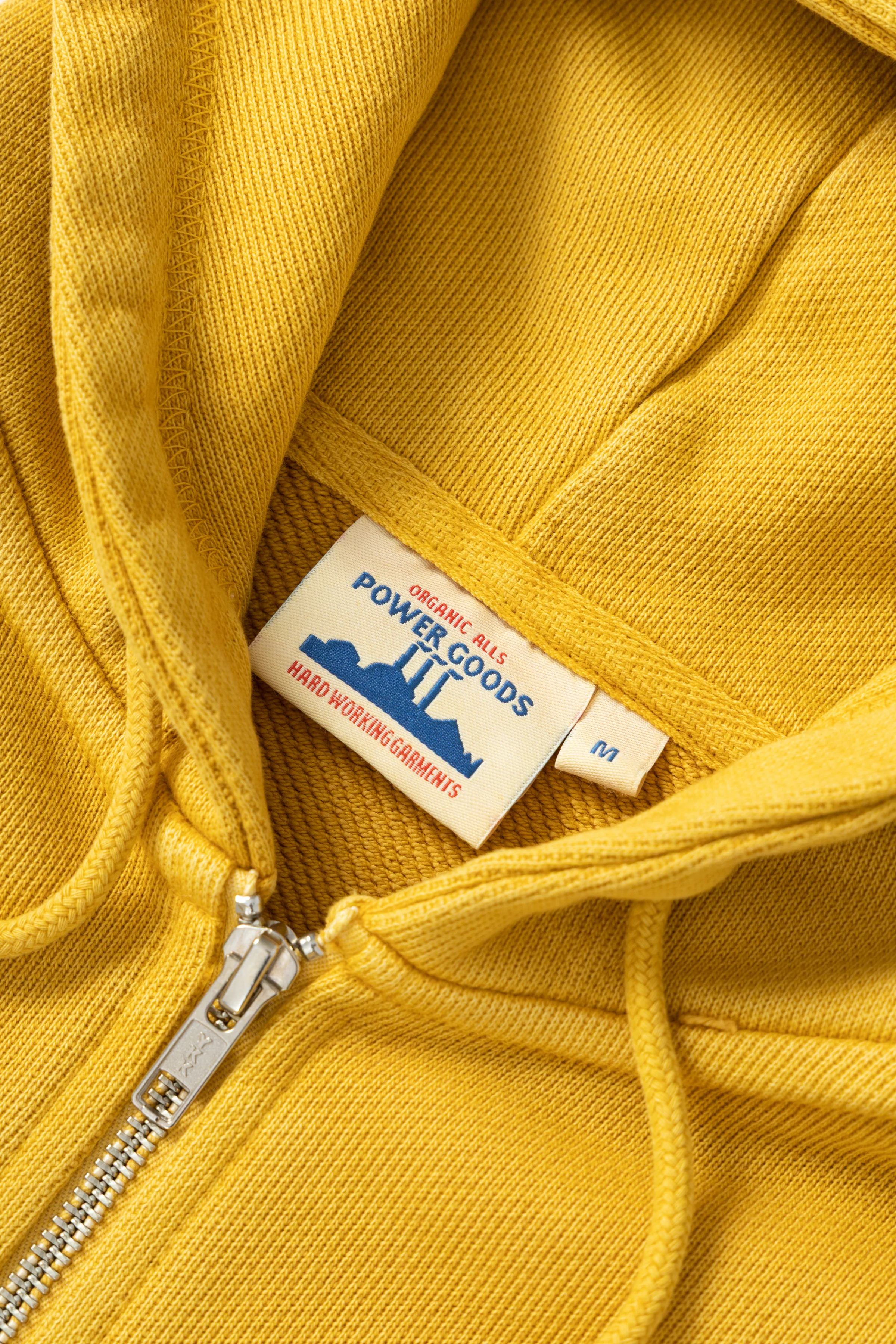 Power Goods - Loopback Zip Hoodie - Sunflower - Image 5