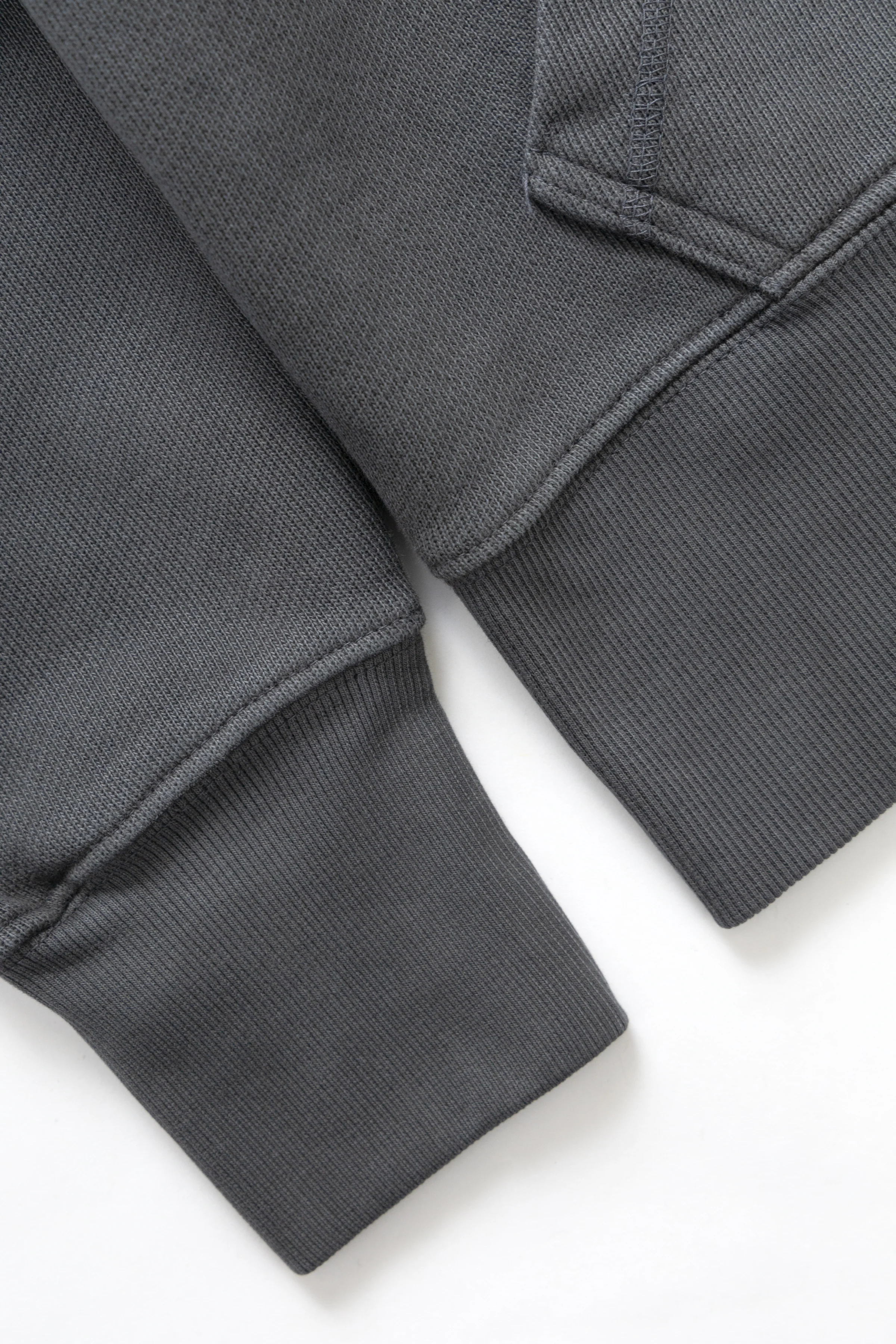 Power Goods - Loopback Zip Hoodie - Washed Black - Image 4