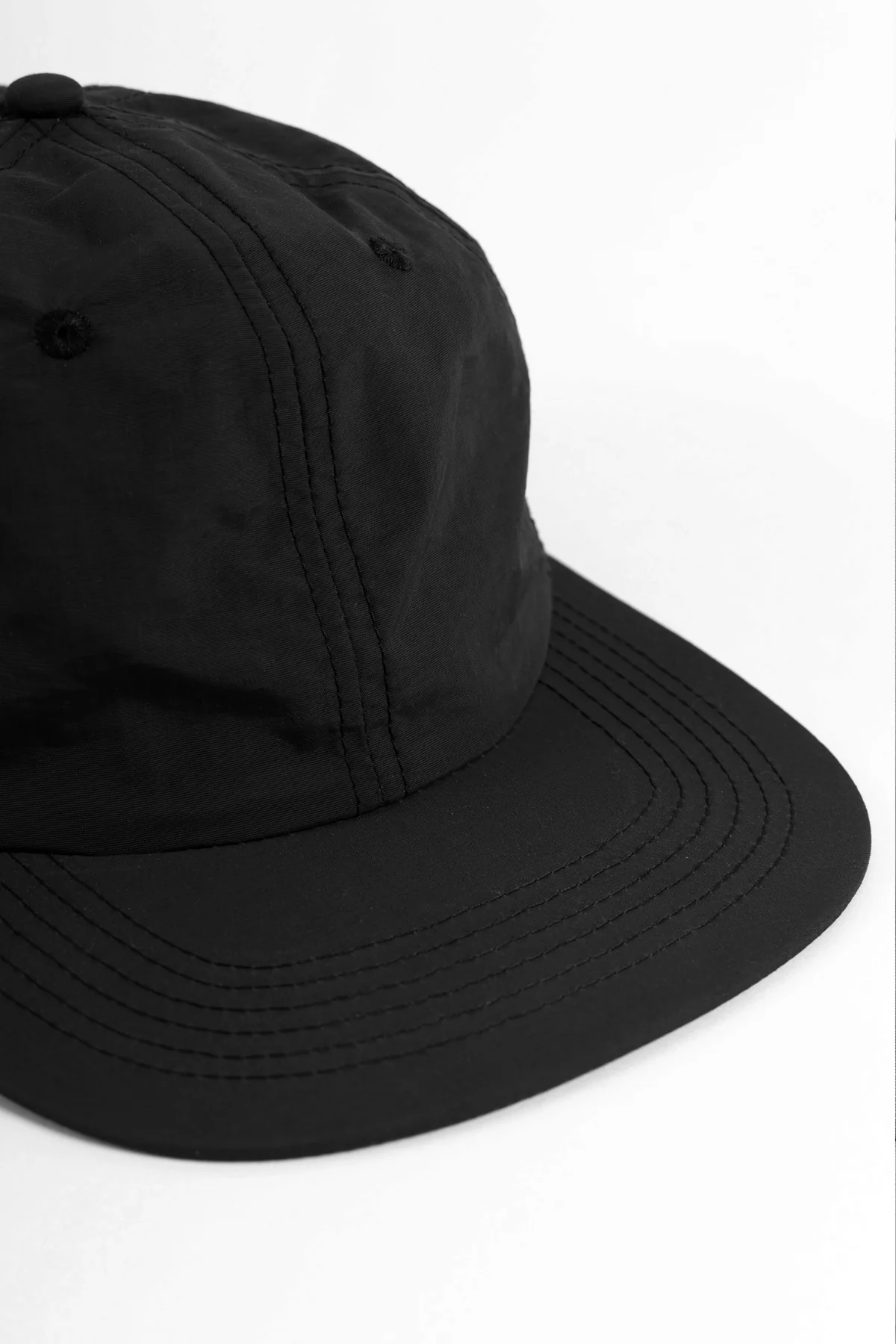 Power Goods - Perfect Nylon 6 Panel Mesh Cap - Black - Image 2