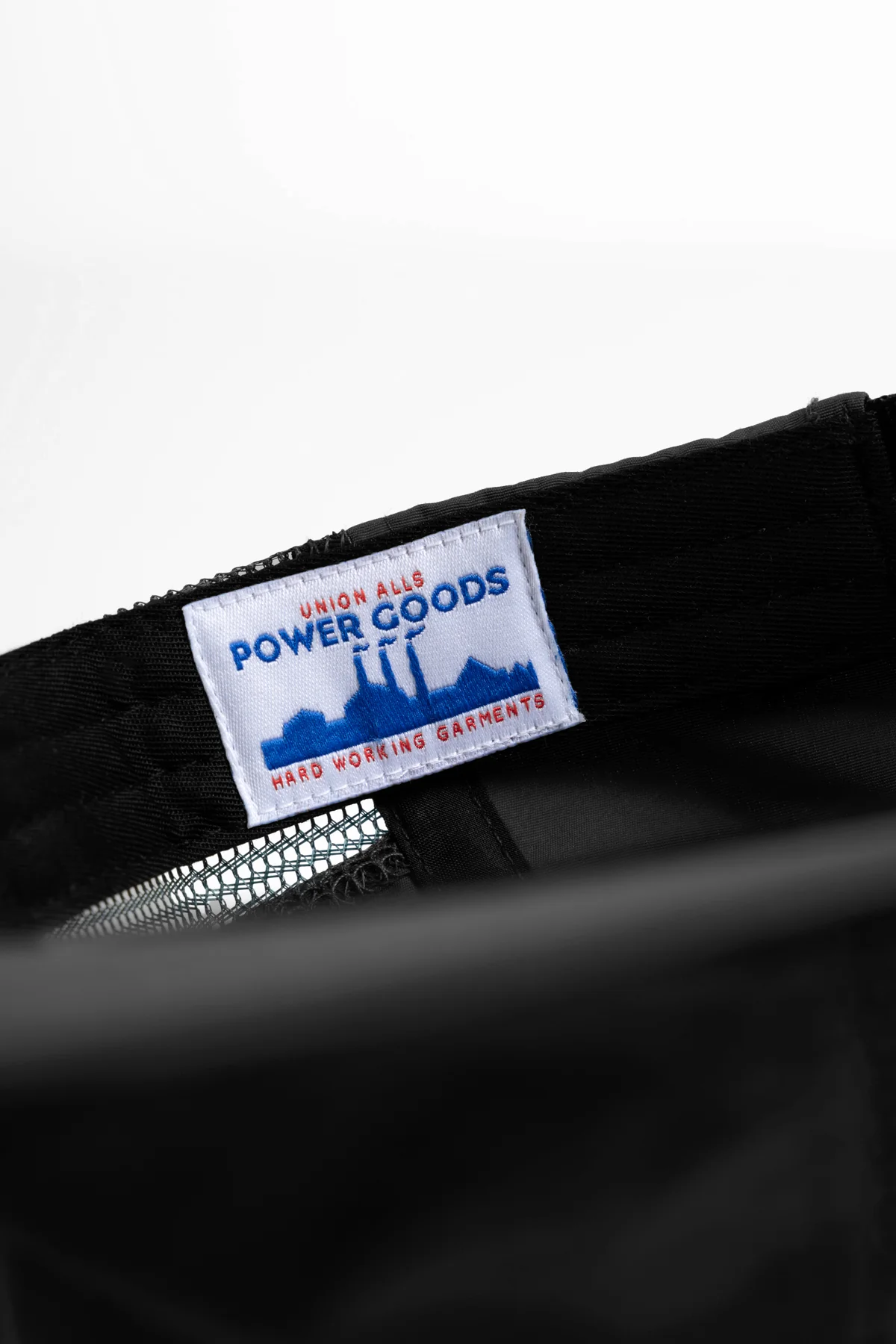 Power Goods - Perfect Nylon 6 Panel Mesh Cap - Black - Image 5