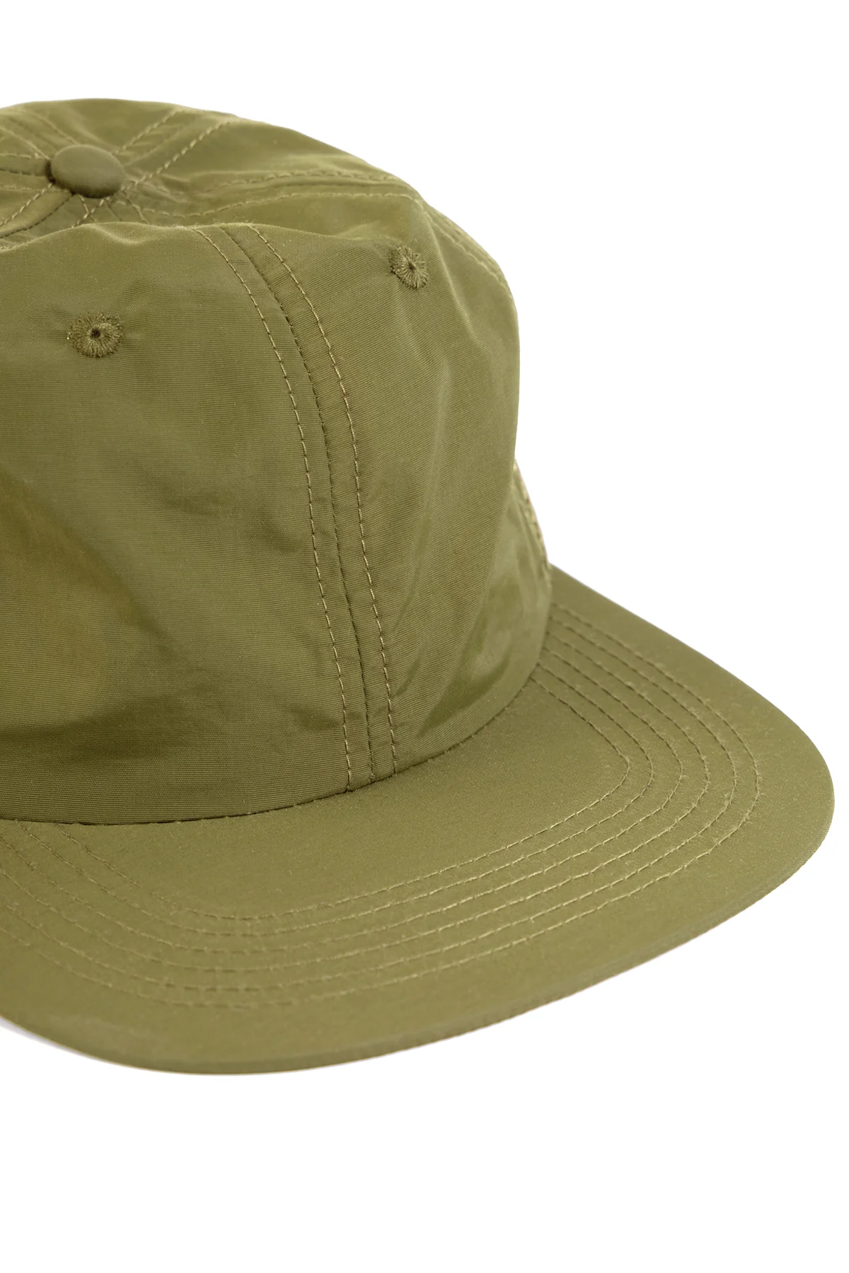 Power Goods - Perfect Nylon 6 Panel Mesh Cap - Olive - Image 2