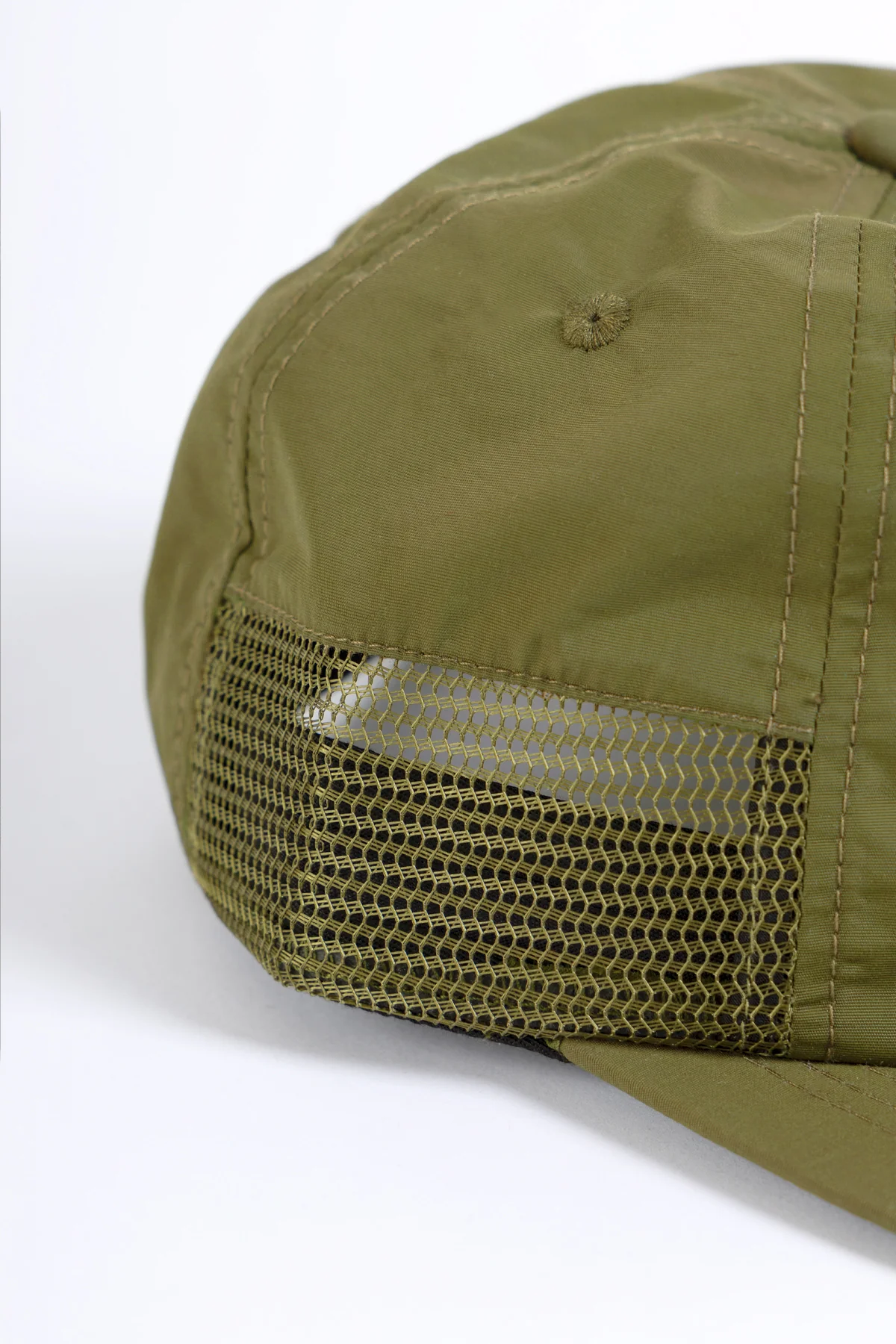 Power Goods - Perfect Nylon 6 Panel Mesh Cap - Olive - Image 3