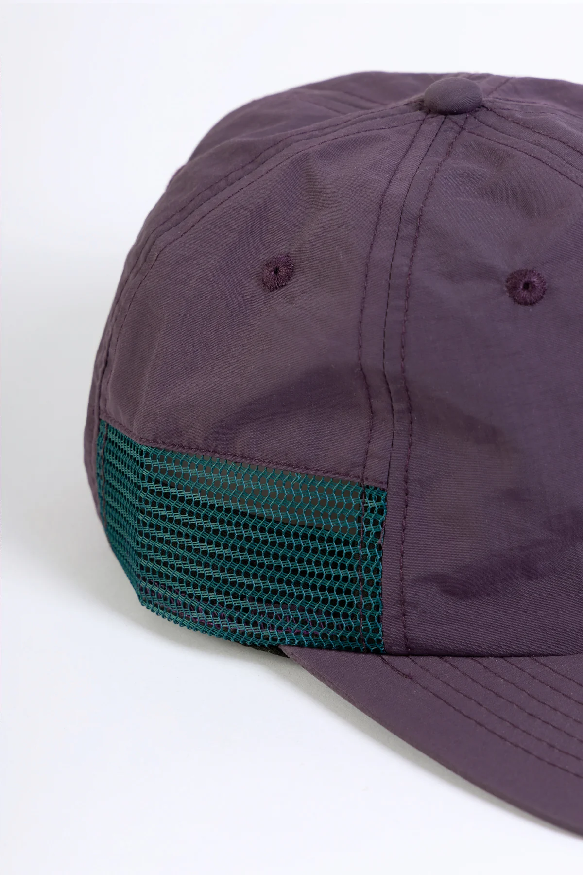 Power Goods - Perfect Nylon 6 Panel Mesh Cap - Purple - Image 3