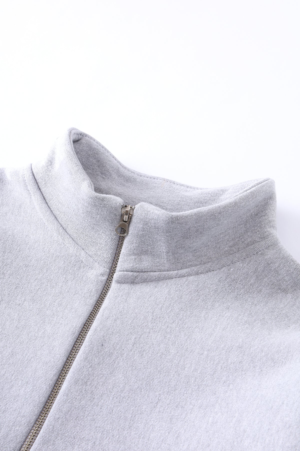 Power Goods - Super Weight Quarter Zip - Heather Grey - Image 5