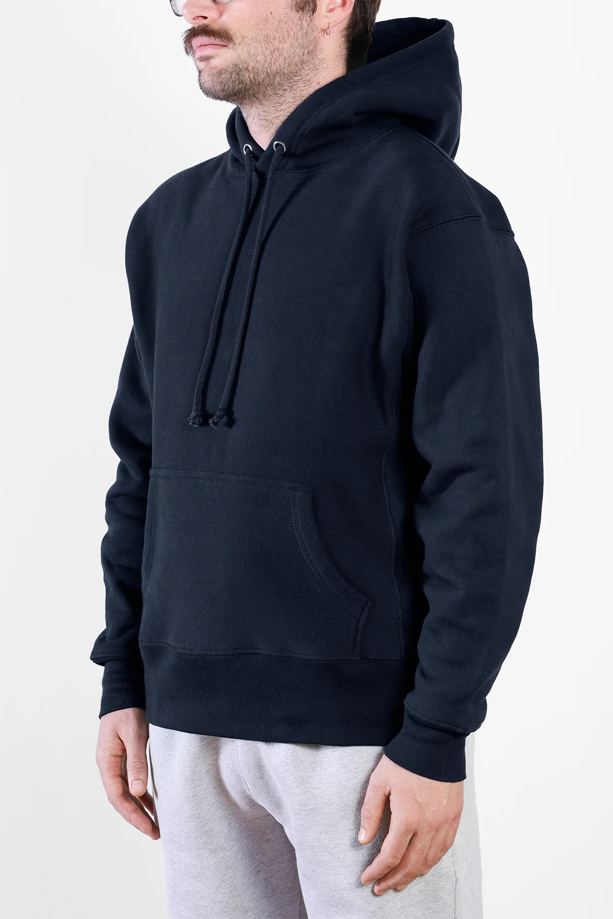 Power Goods - Super Weight Hoodie - Navy Blue - Image 4