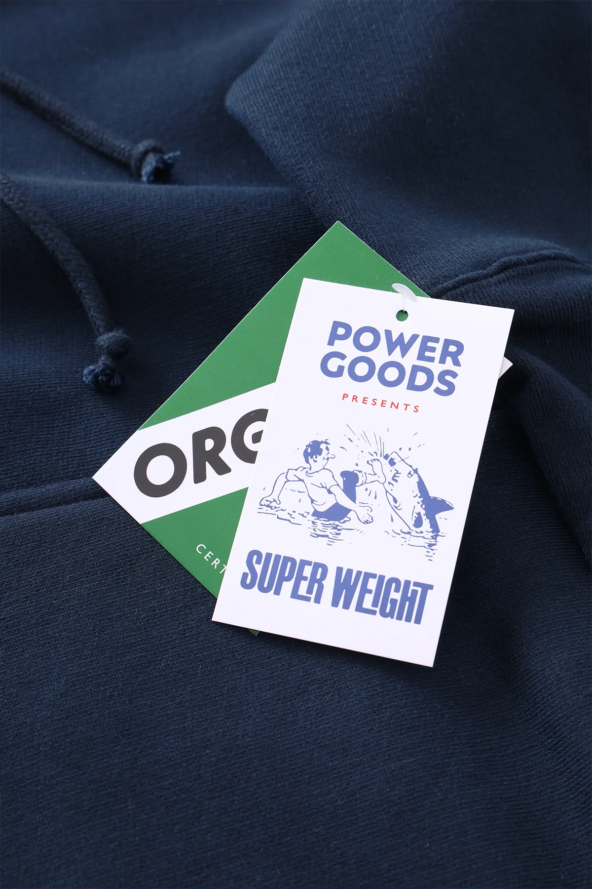 Power Goods - Super Weight Hoodie - Navy Blue - Image 6