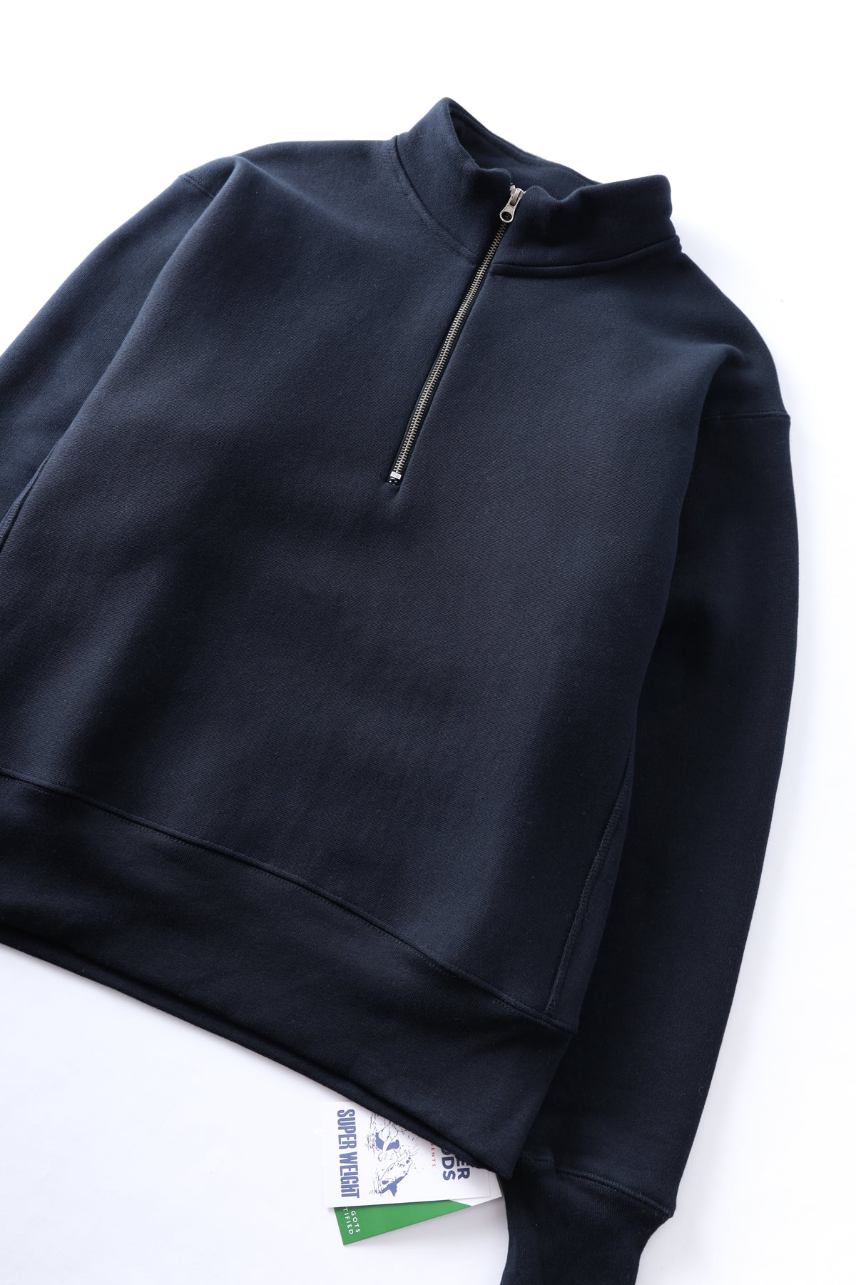 Power Goods - Super Weight Quarter Zip - Dark Navy - Image 2