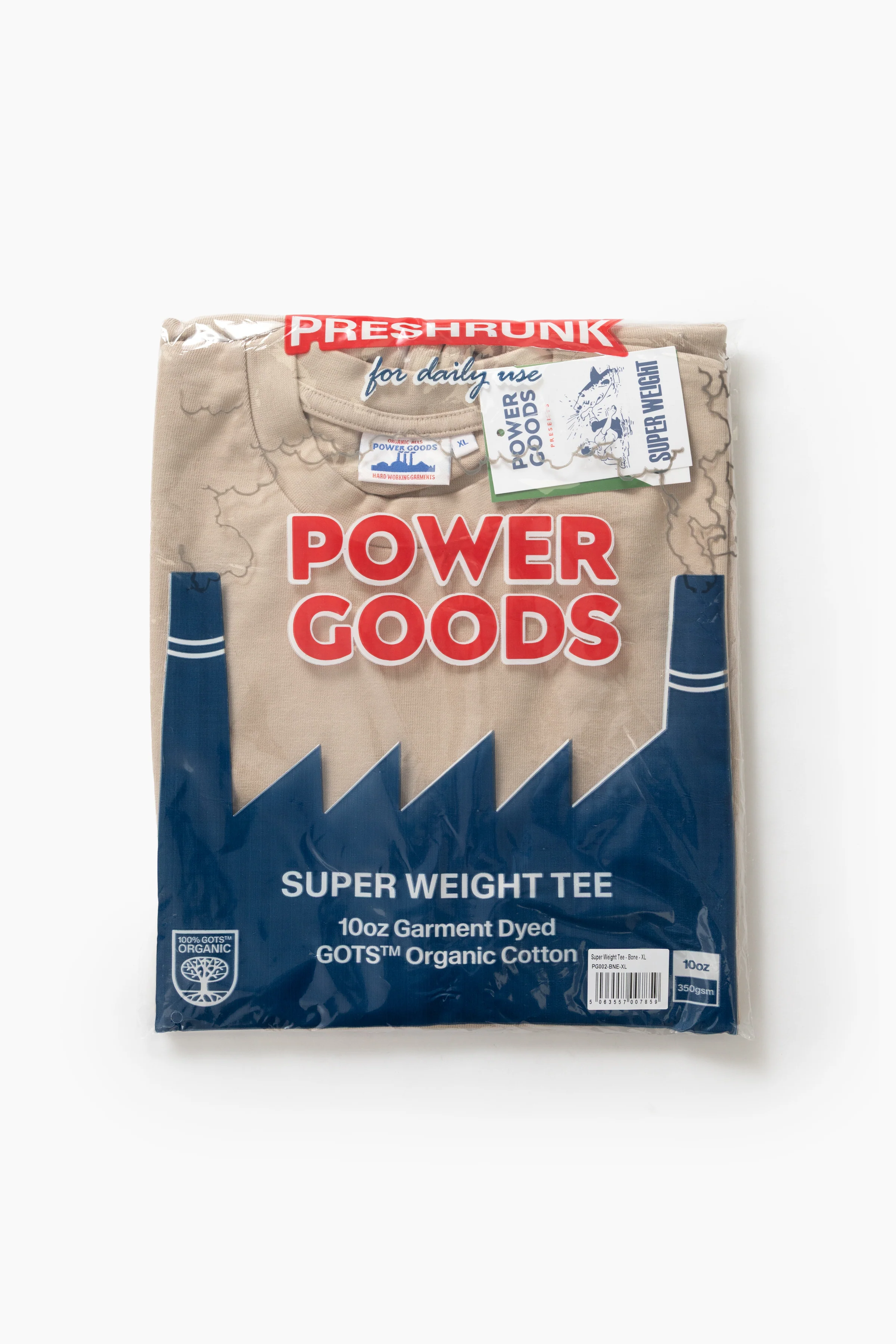 Power Goods - Super Weight T-Shirt - Bone - Image 7