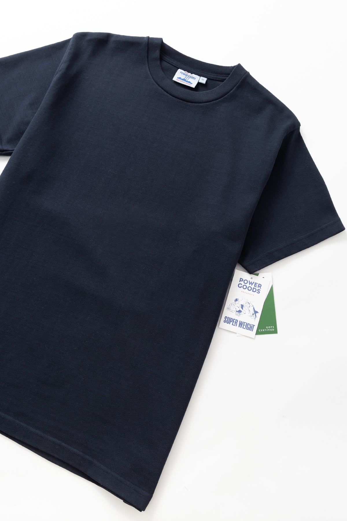 Power Goods - Super Weight T-Shirt - Dark Navy - Image 3