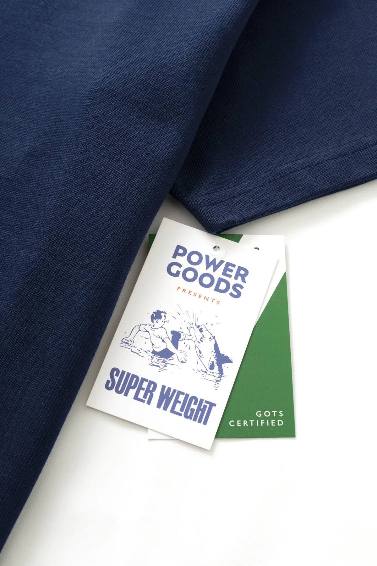 Power Goods - Super Weight T-Shirt - Navy - Image 2
