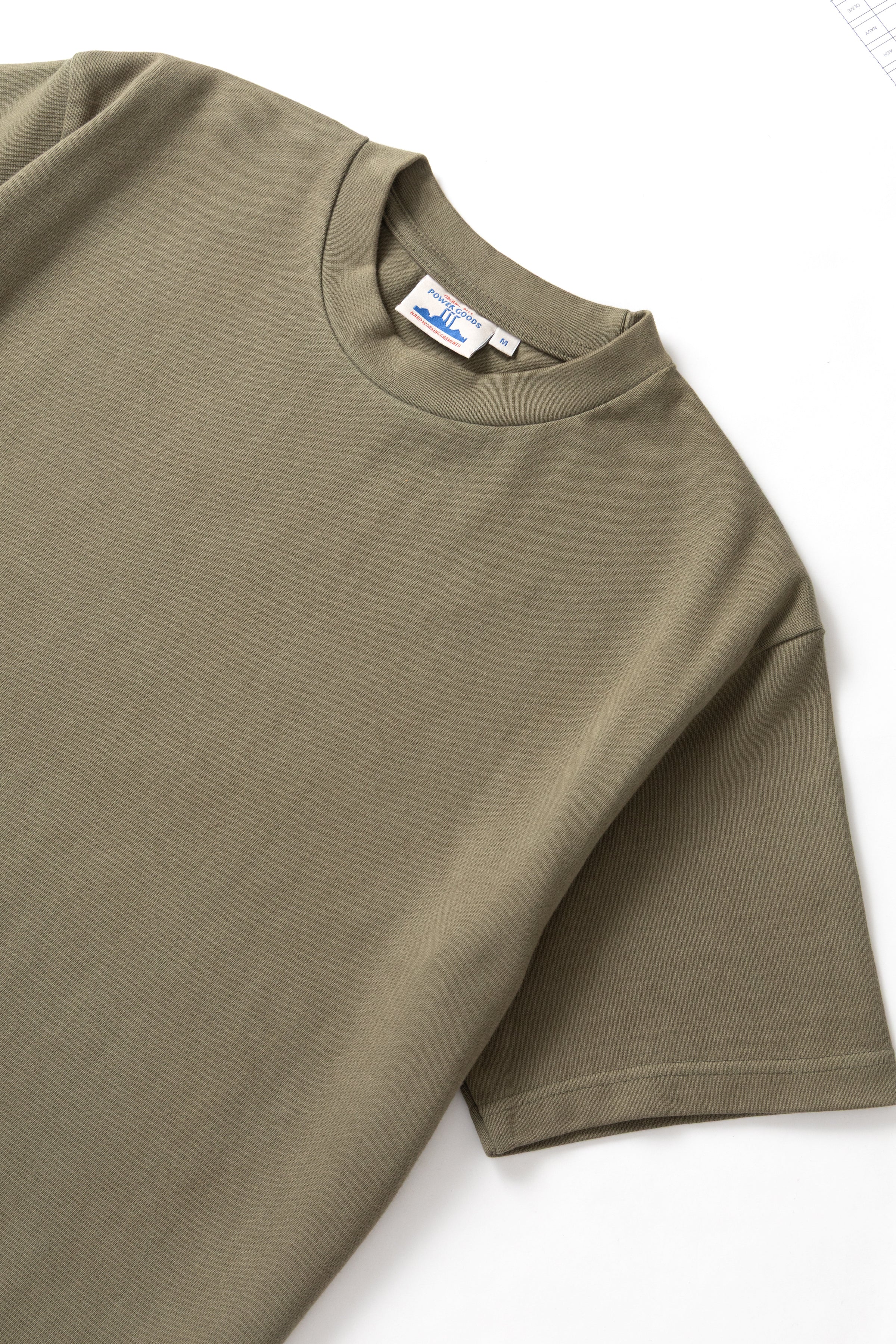 Power Goods - Super Weight T-Shirt - Olive - Image 5
