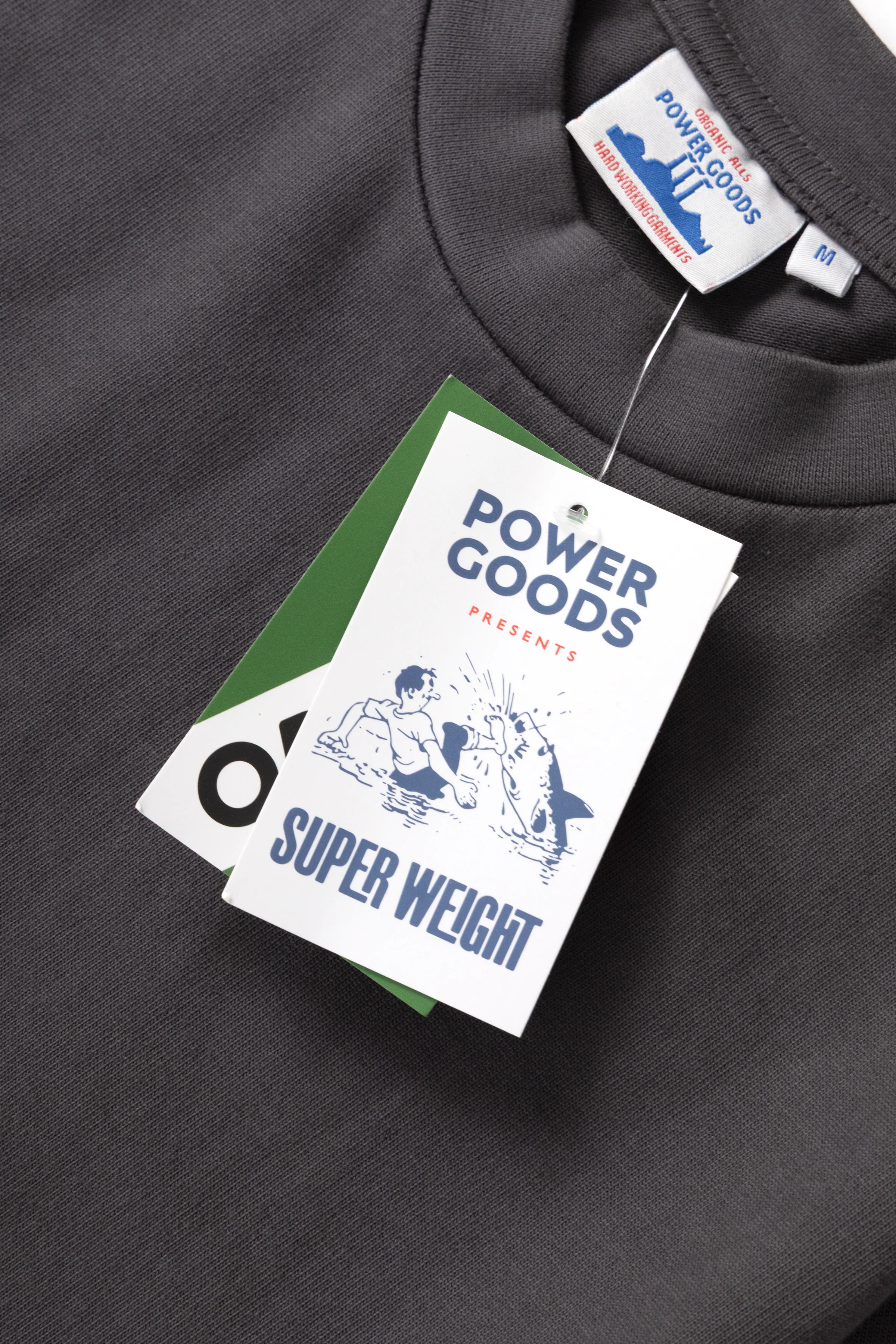 Power Goods - Super Weight T-Shirt - Washed Black - Image 6