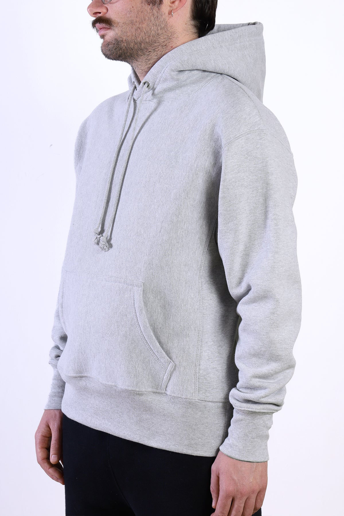 Power Goods - Super Weight Hoodie - Heather Grey - Image 3