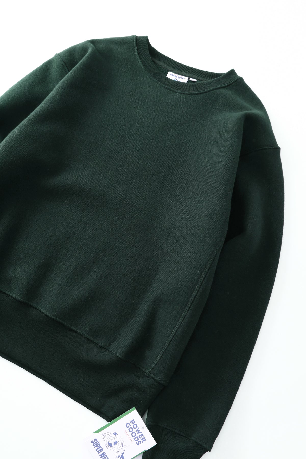 Power Goods - Super Weight Crewneck - Forest Green - Image 2