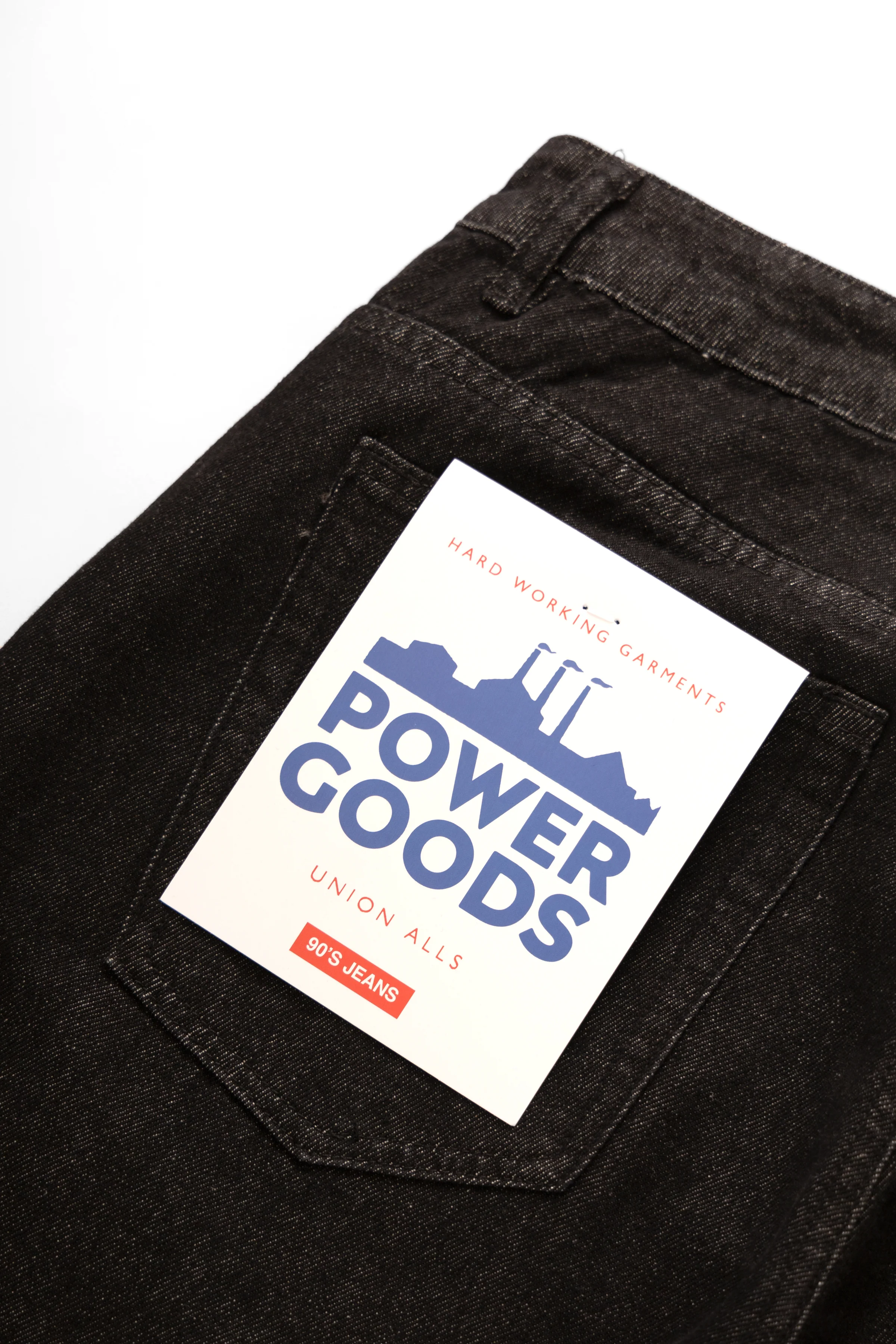 Power Goods - 90's Jeans - Washed Black - Image 3