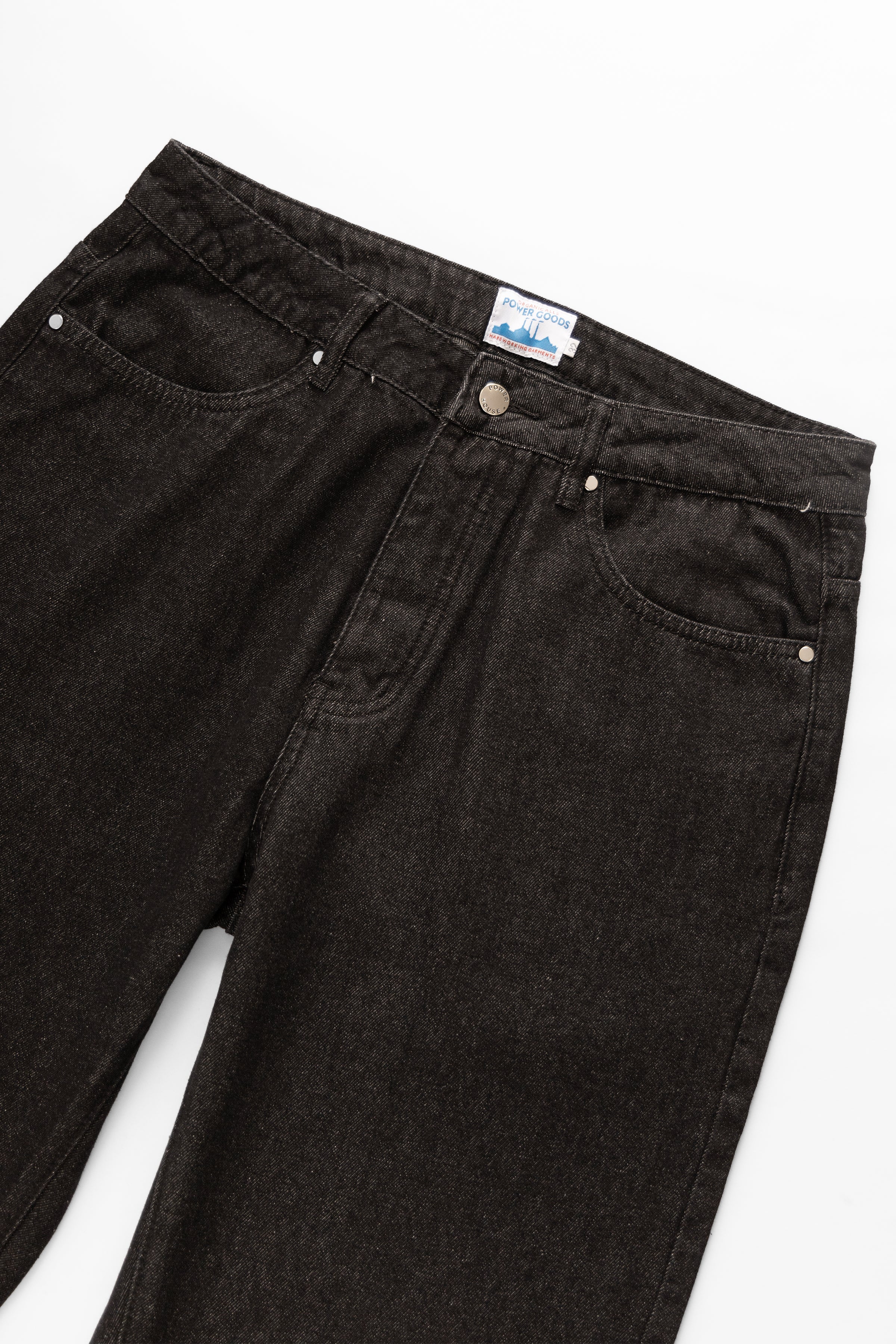 Power Goods - 90's Jeans - Washed Black - Image 4