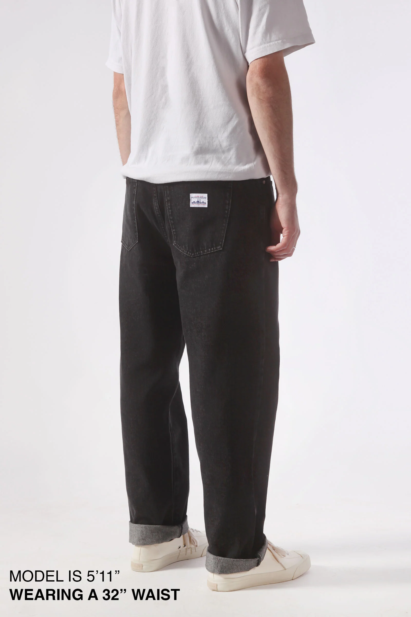Power Goods - 90's Jeans - Washed Black - Image 7