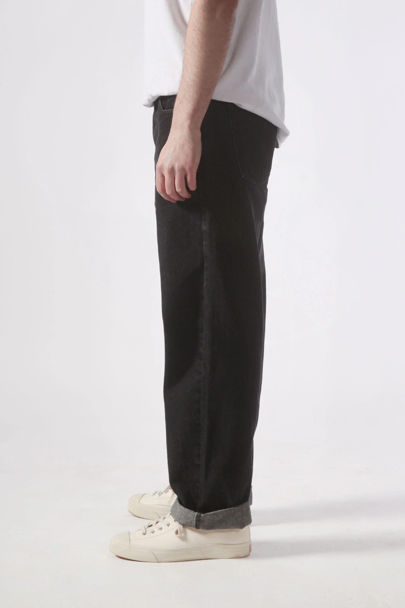 Power Goods - 90's Jeans - Washed Black - Image 8