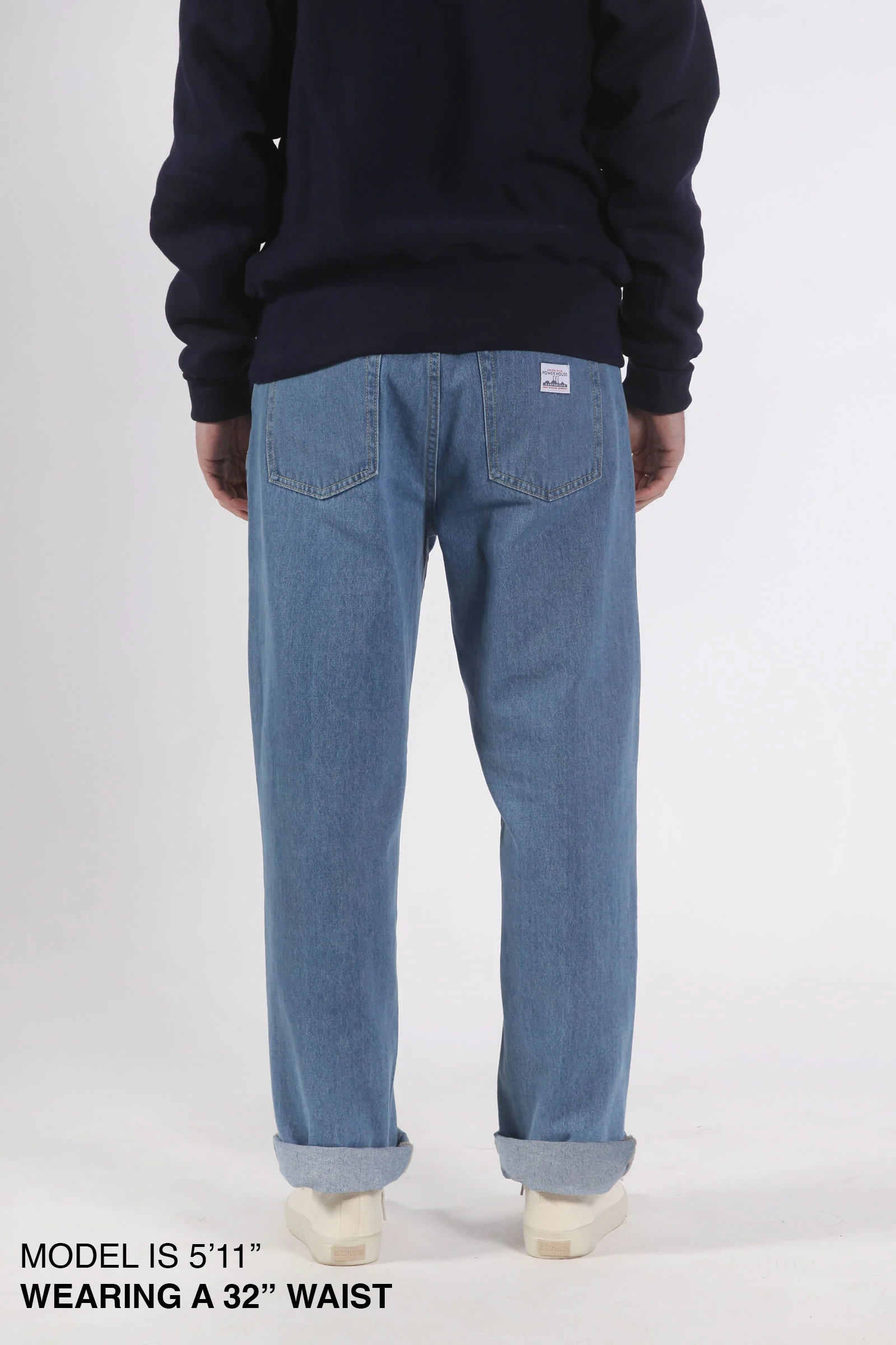 Power Goods - 90's Jeans - Washed Blue - Image 7