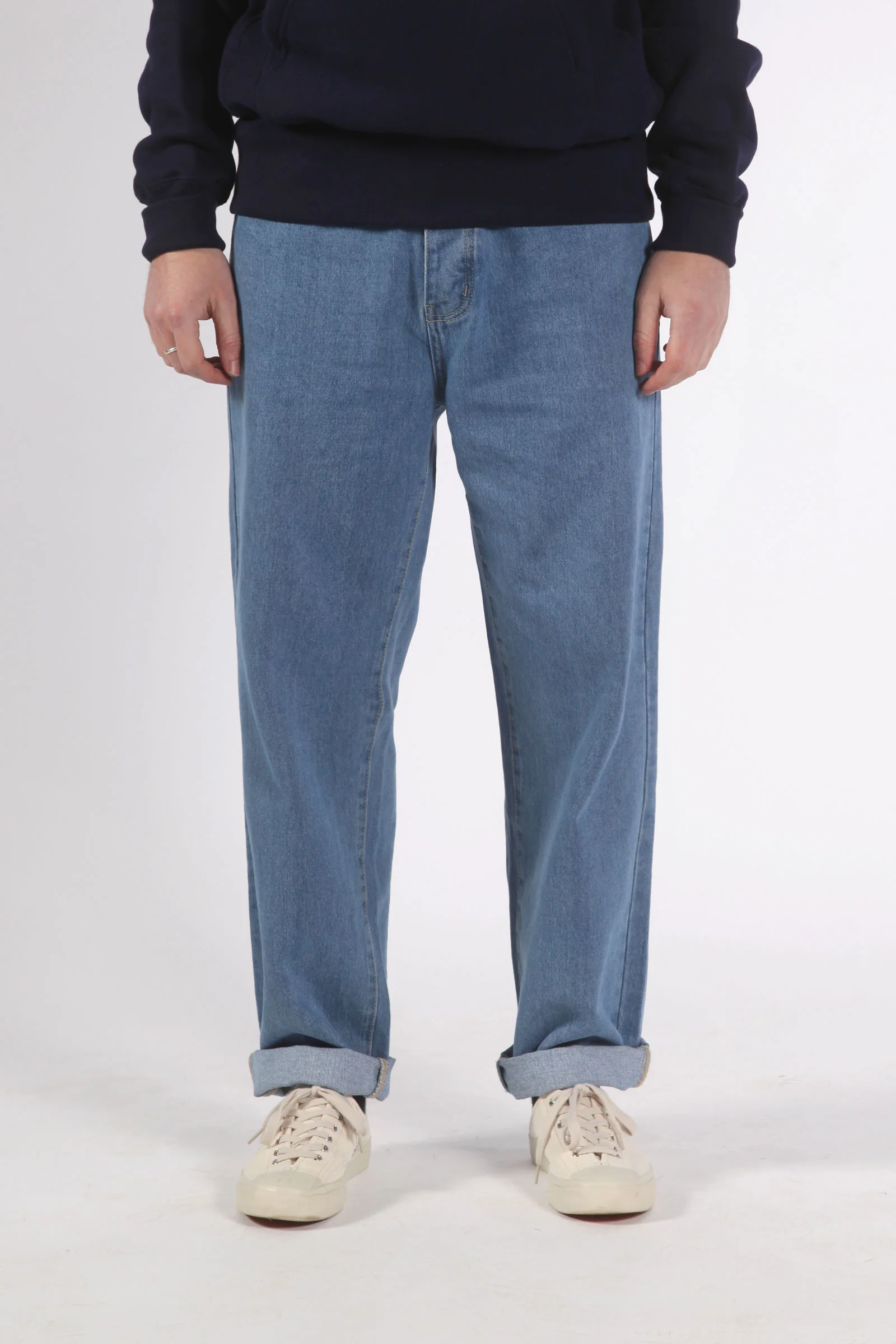 Power Goods - 90's Jeans - Washed Blue - Image 9