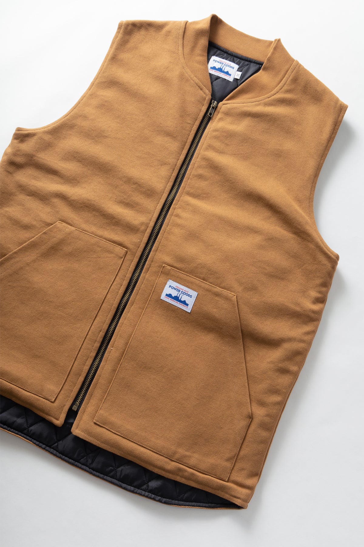 Power Goods - Canvas Work Vest - Brown - Image 2