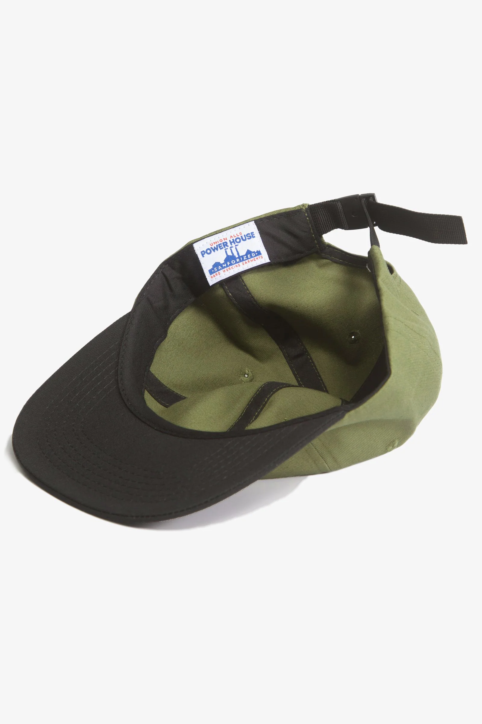 Power Goods - Perfect 6 Panel Cap - Olive/Black - Image 3