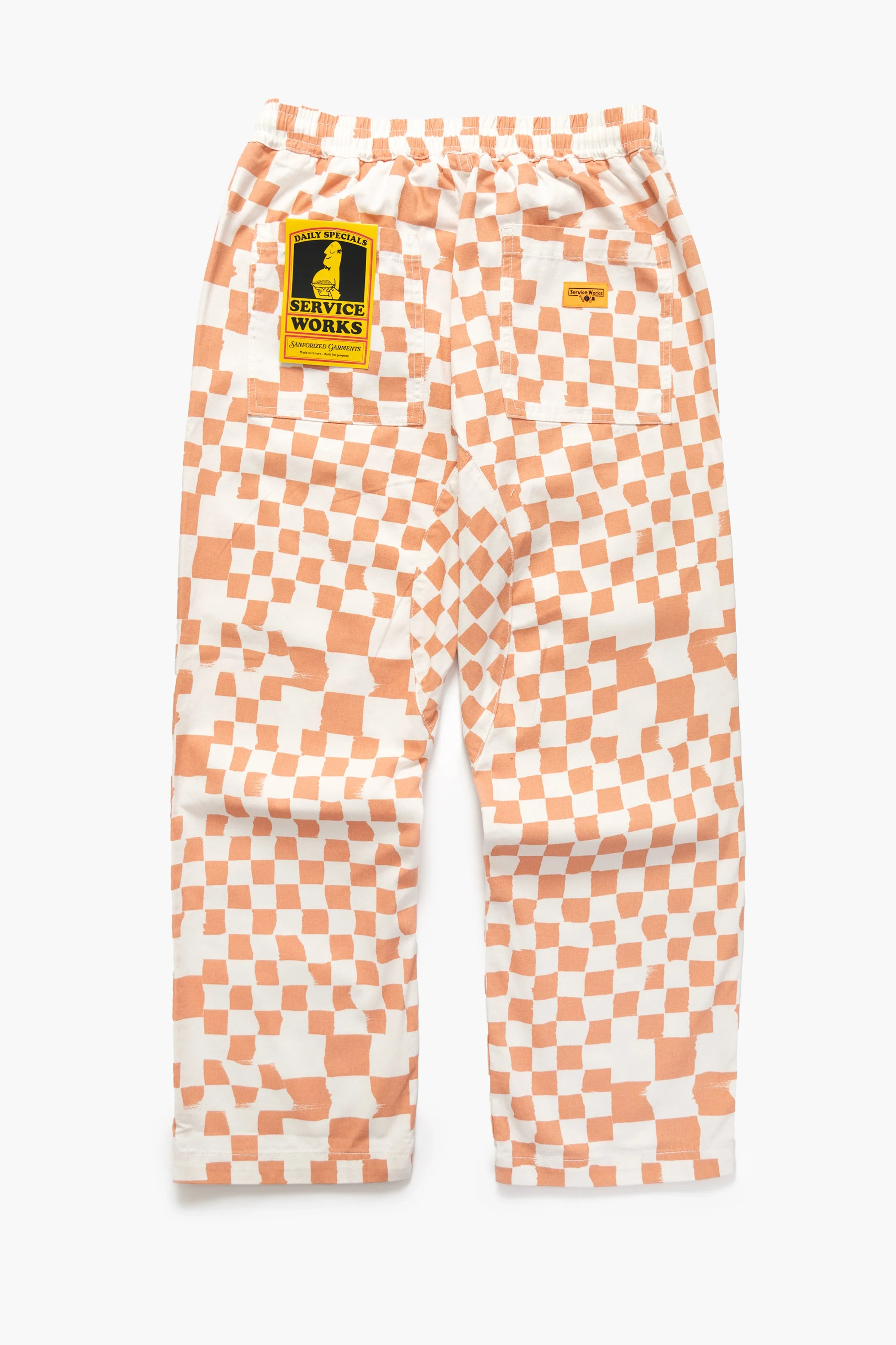 Service Works - Printed Chef Pants - Salmon Checker - Image 5