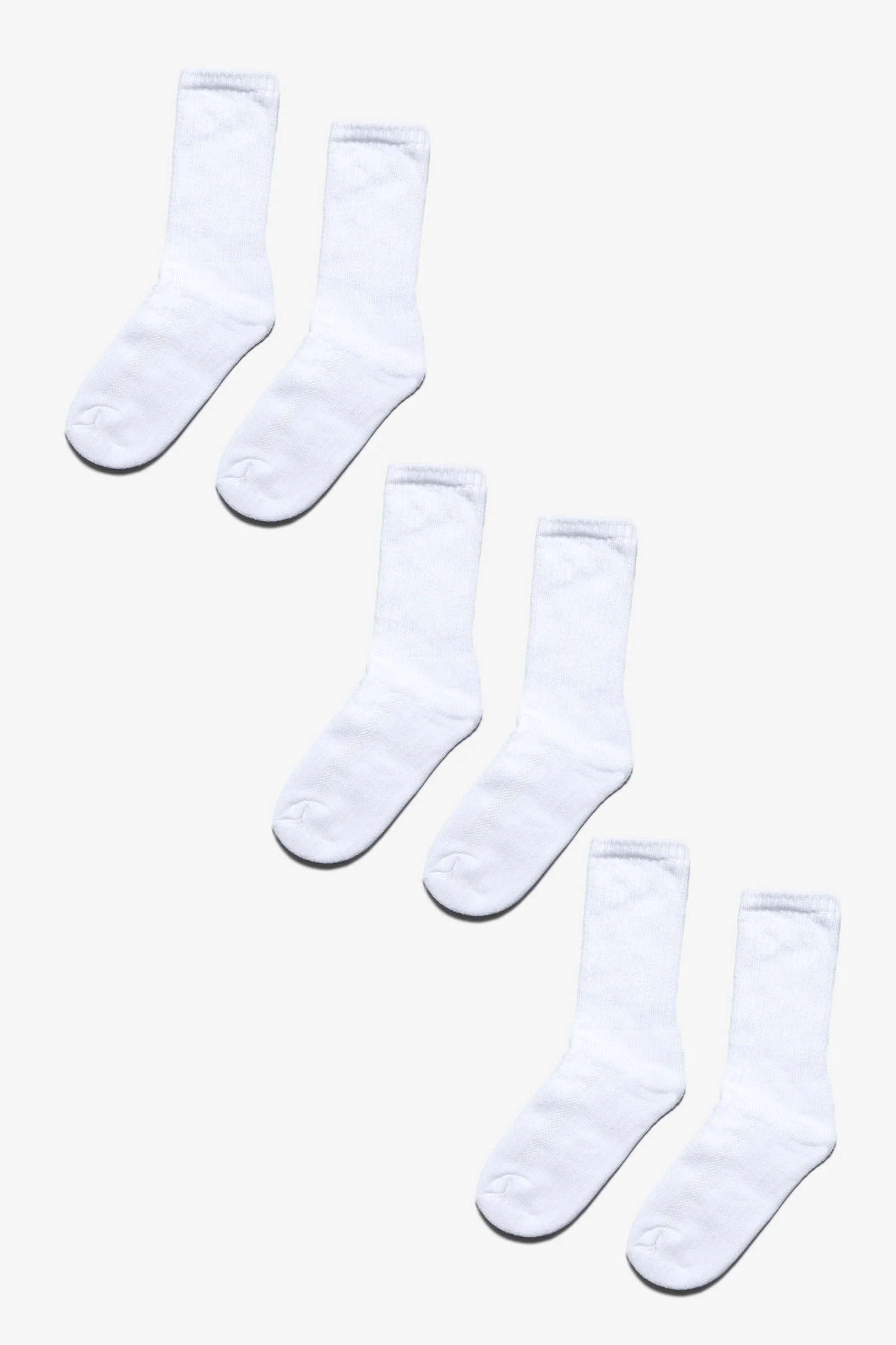 Pro Club - Heavyweight Crew Socks - 3 Pack - White - Image 2