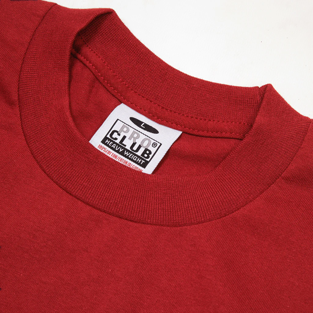 Pro Club - Heavyweight T-Shirt - Red - Image 2