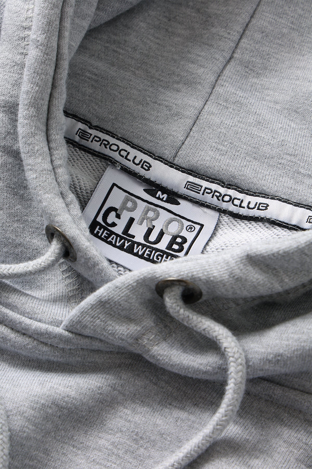 Pro Club - Hooded Pullover Sweatshirt - Heather Grey - Image 4