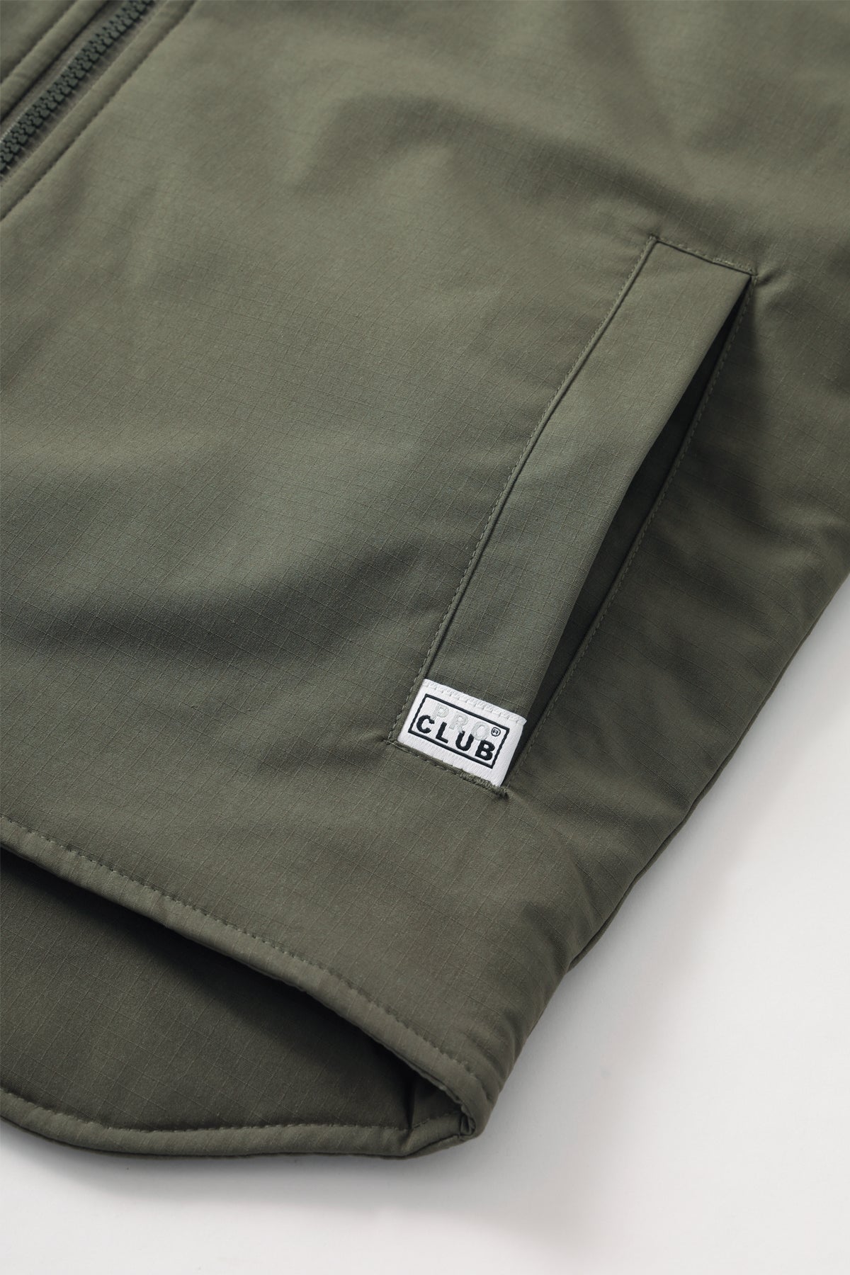 Pro Club - Work Vest - Olive - Image 3