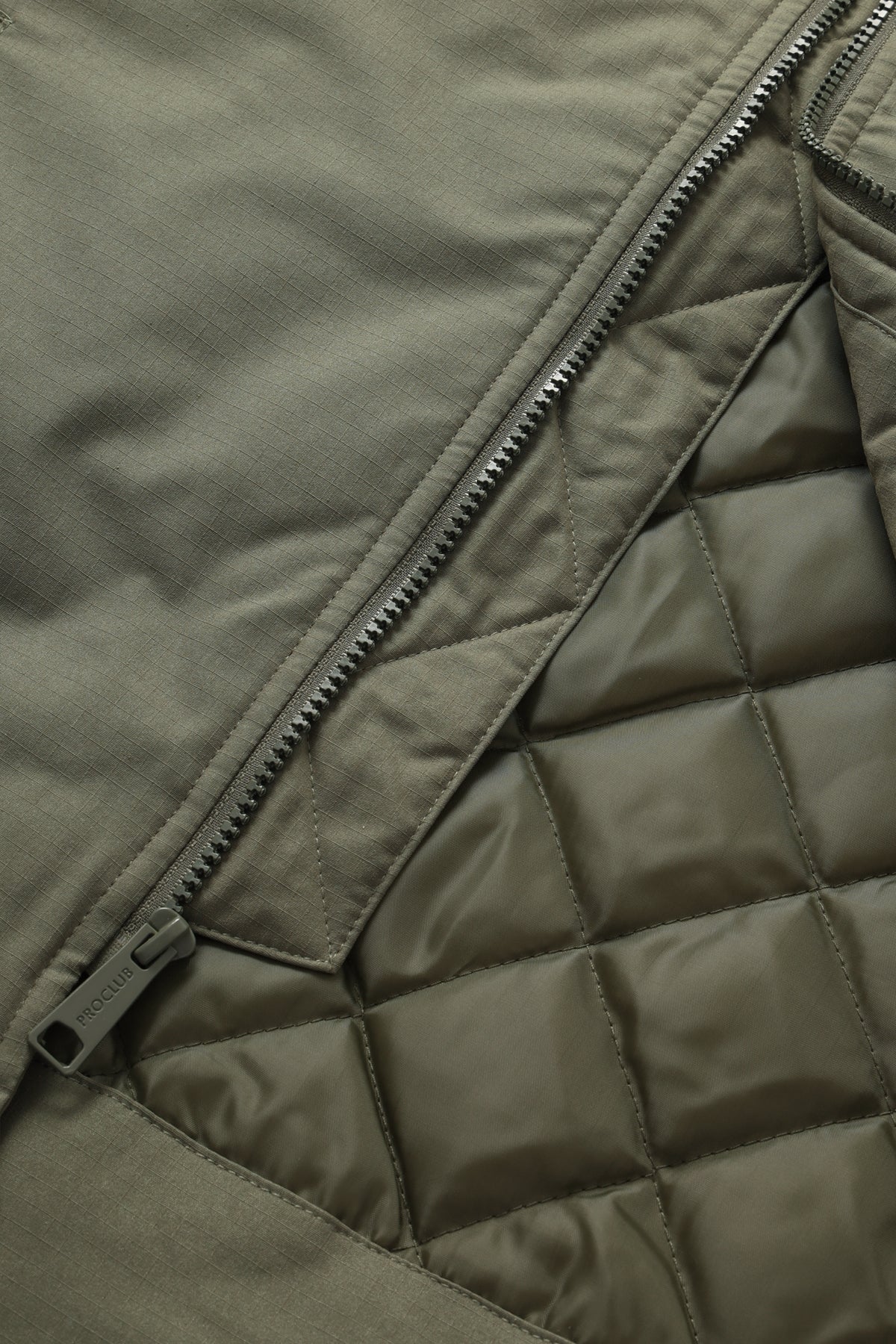 Pro Club - Work Vest - Olive - Image 5