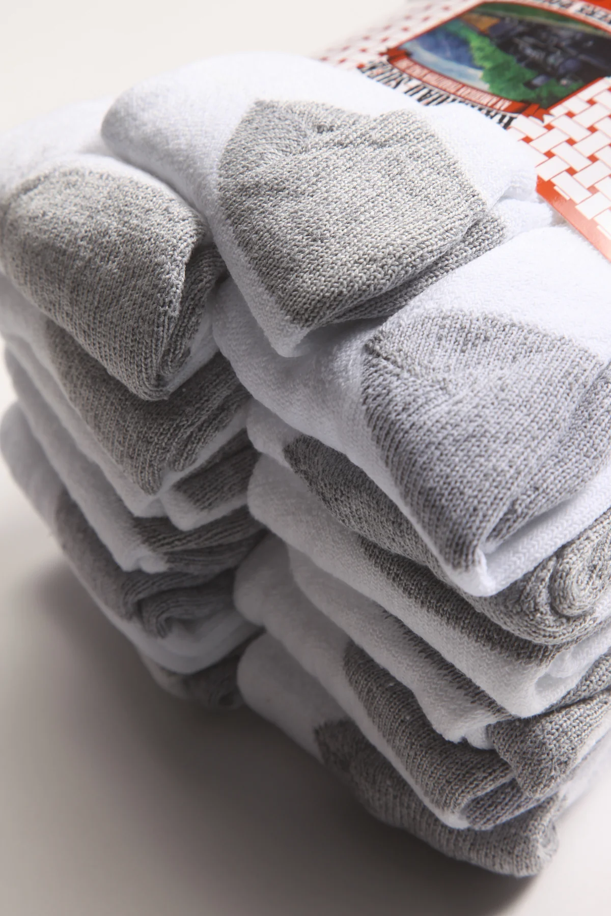 Railroad Sock - 13 Pack Crew Socks - White - Image 4