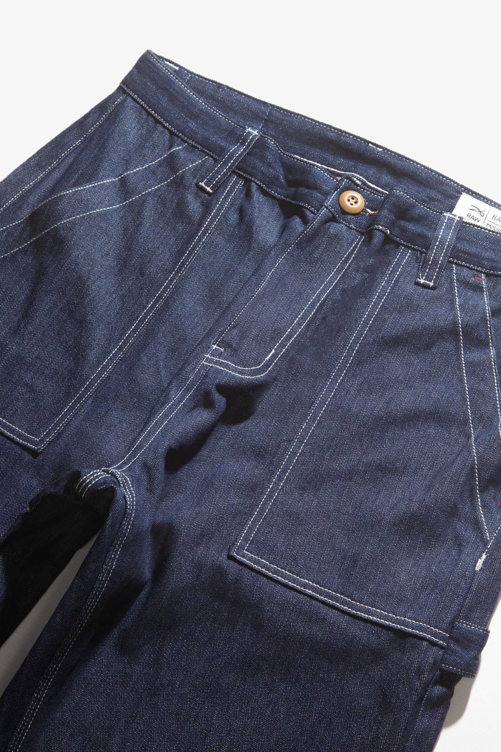 Red Ruggison - Contrast Carpenter Pants - Indigo - Image 2