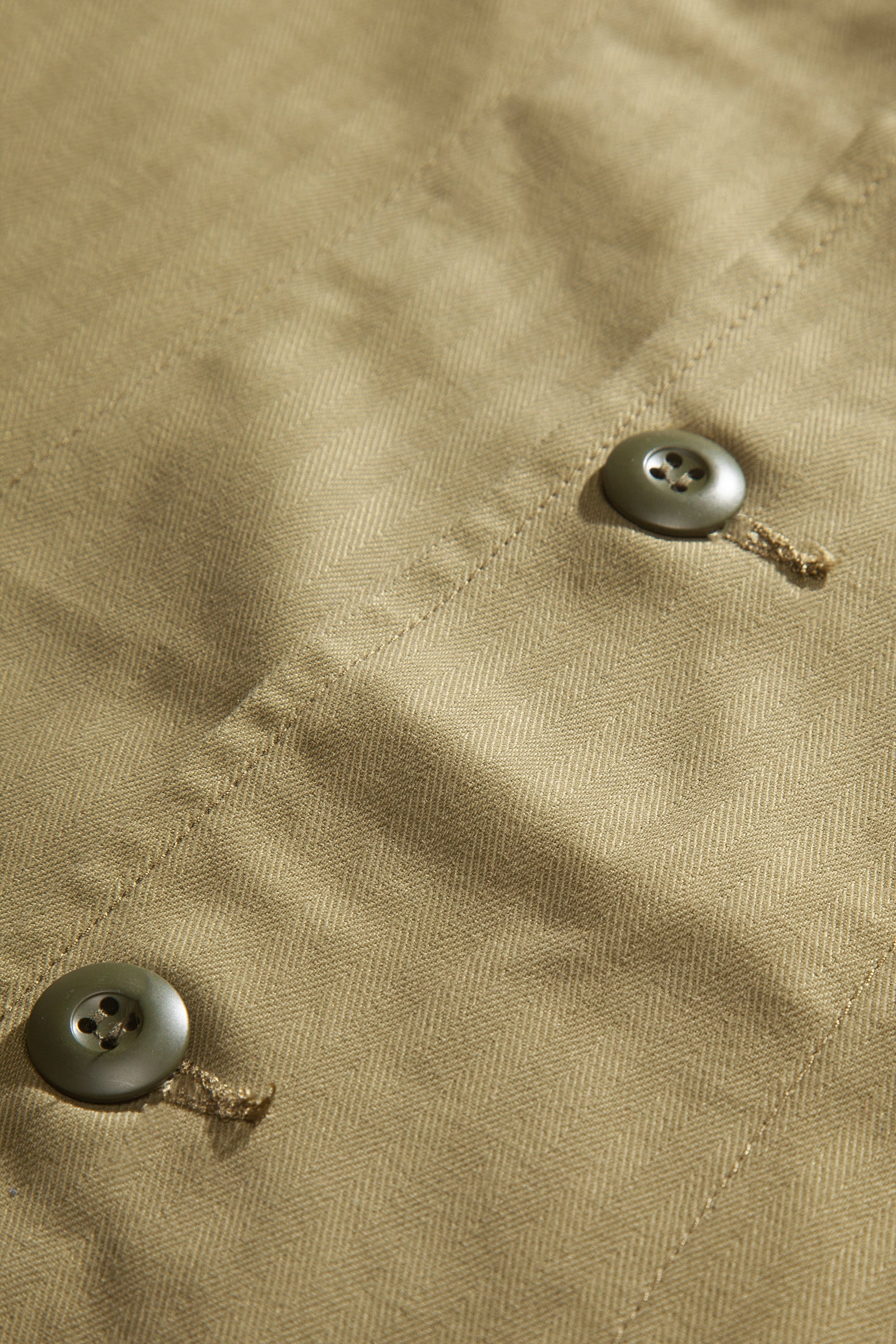 Red Ruggison - Twill Military Work Jacket - Olive - Image 5