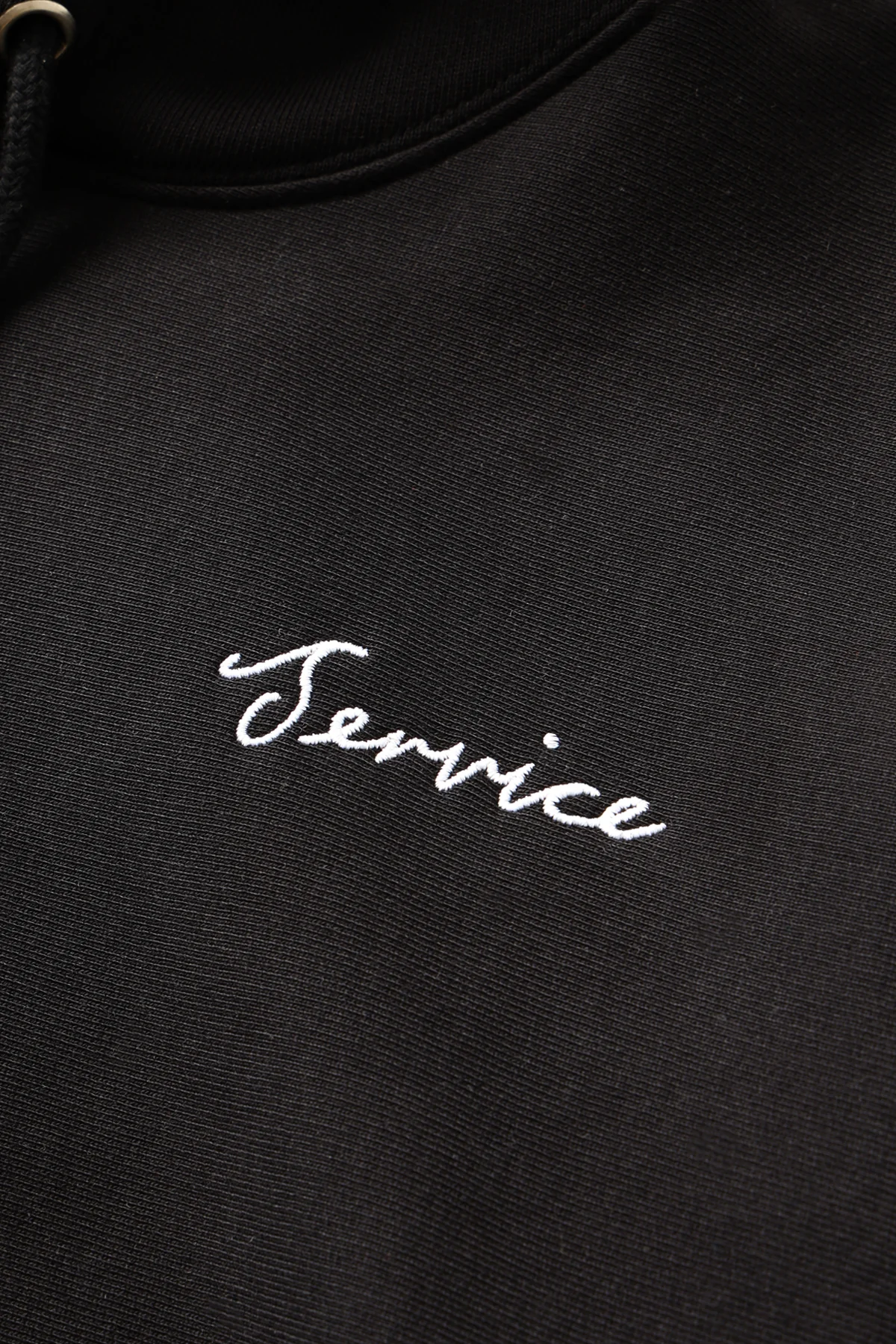 Service Works - Script Logo Hoodie - Black - Image 3
