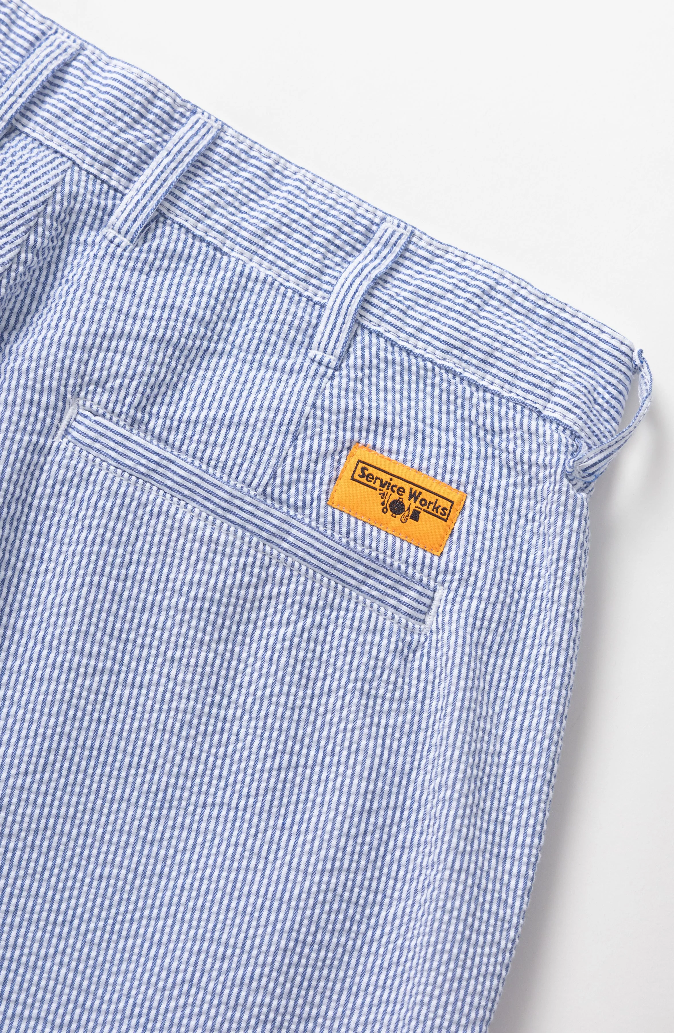 Service Works - Seersucker Part Timer Pant - Navy Stripe - Image 5