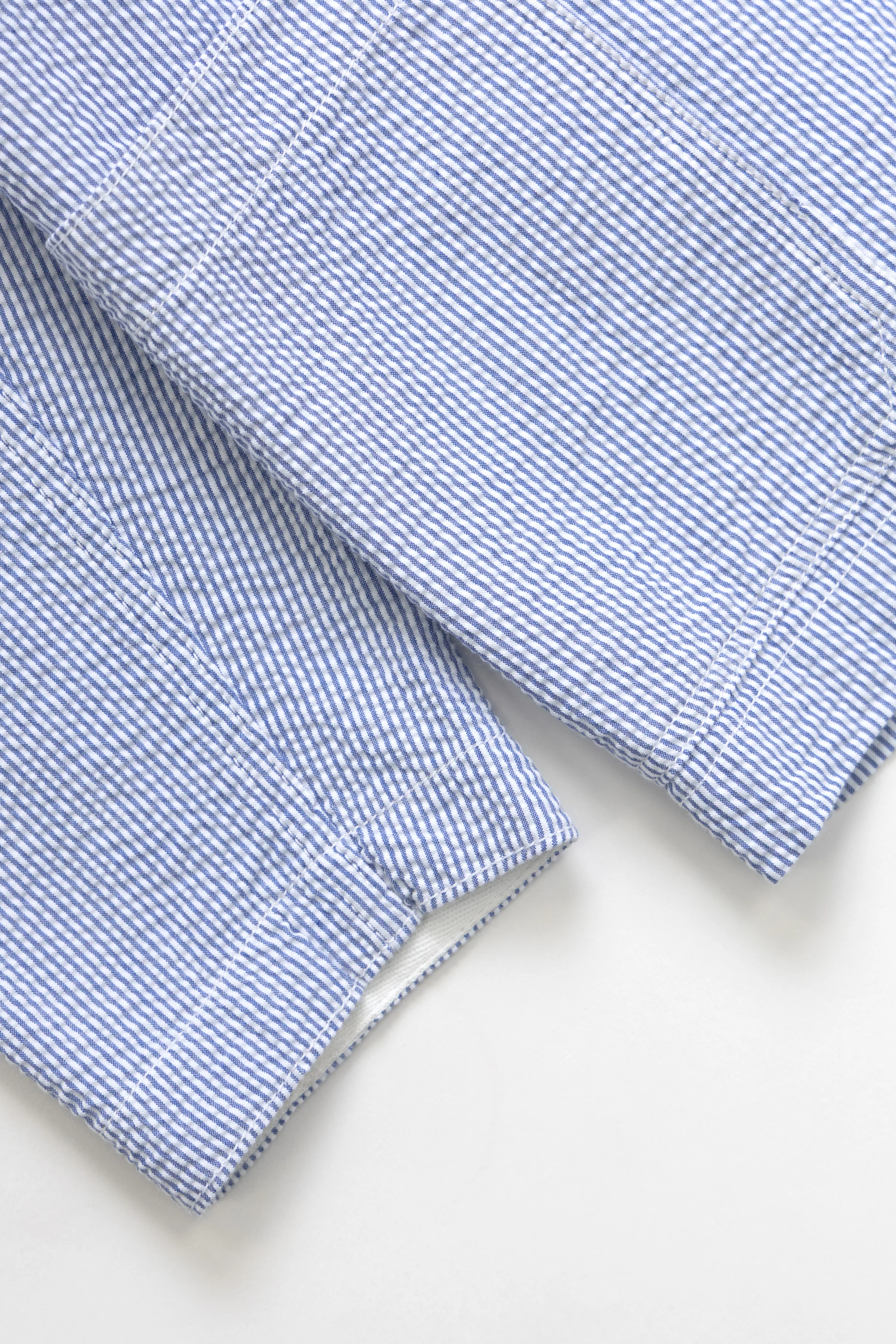 Service Works - Seersucker Server Suit Jacket - Navy Stripe - Image 4