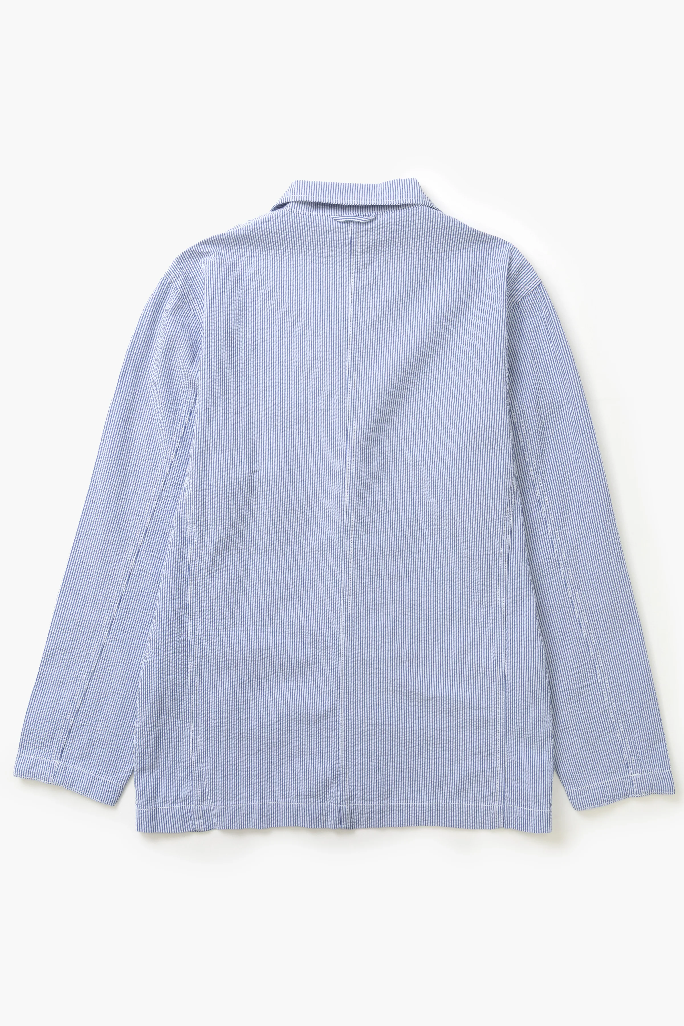 Service Works - Seersucker Server Suit Jacket - Navy Stripe - Image 6