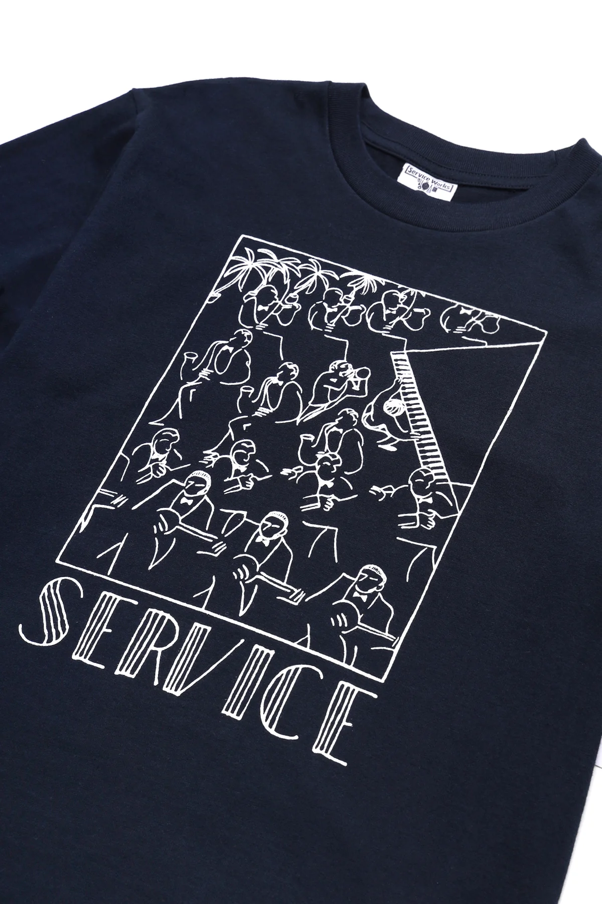 Service Works - Bebop Tee - Navy - Image 2