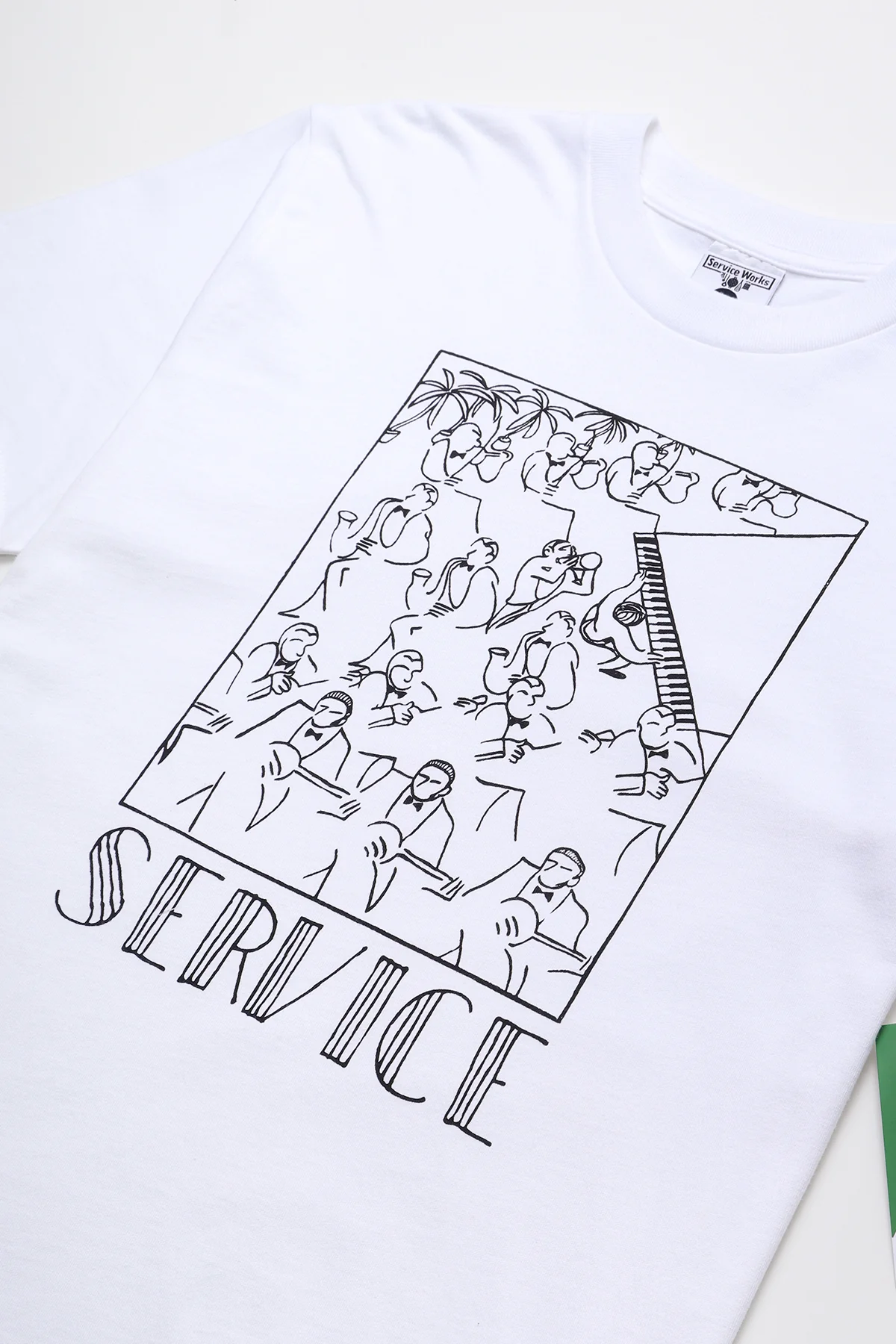 Service Works - Bebop Tee - White - Image 2