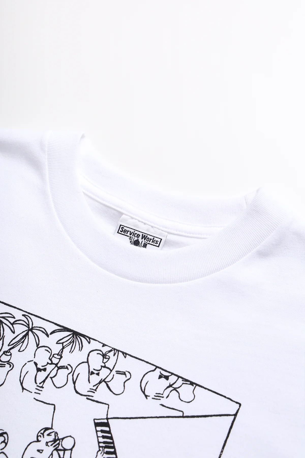 Service Works - Bebop Tee - White - Image 3