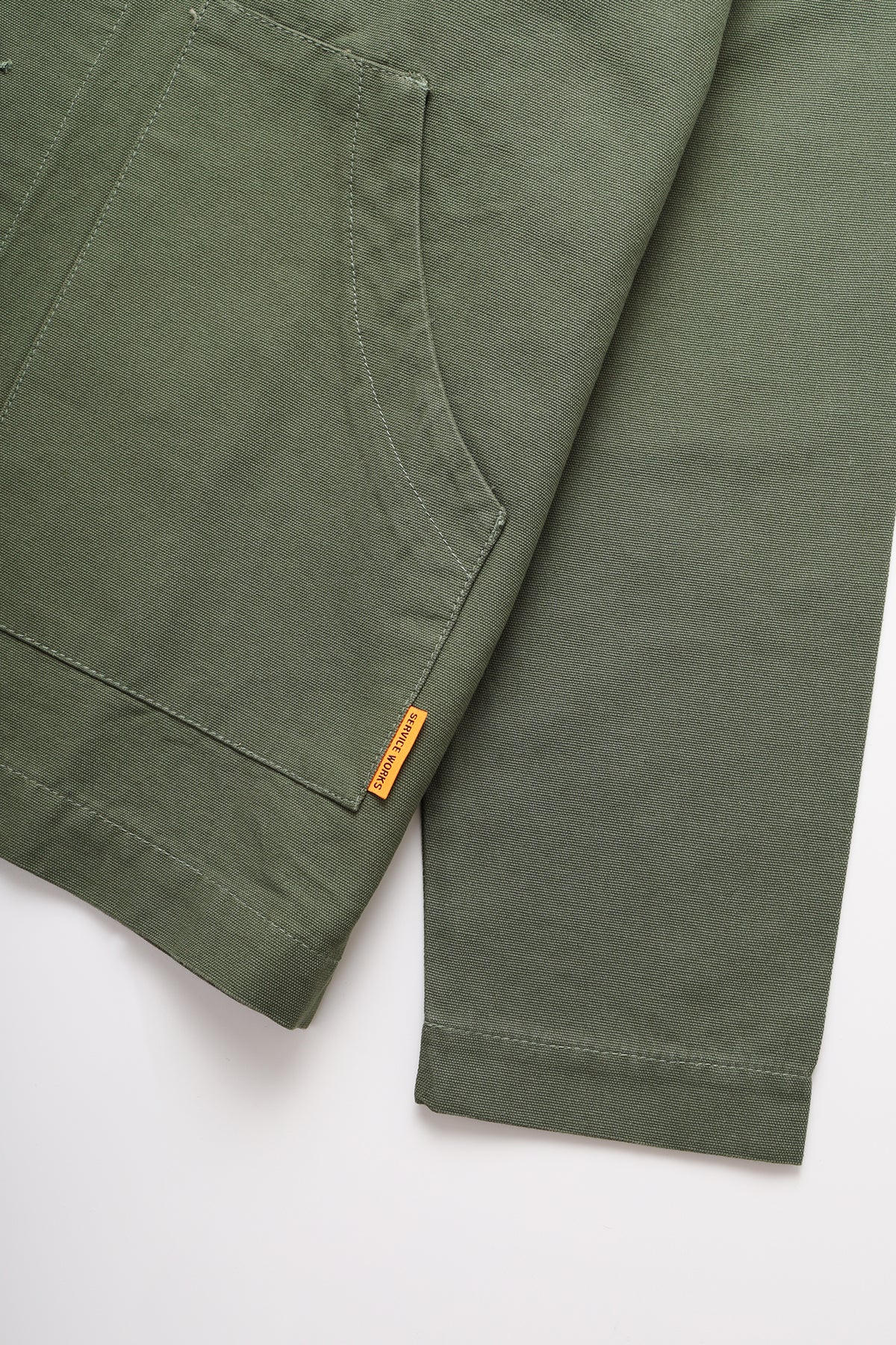 Service Works - Canvas Waiters Jacket - Olive - Image 4