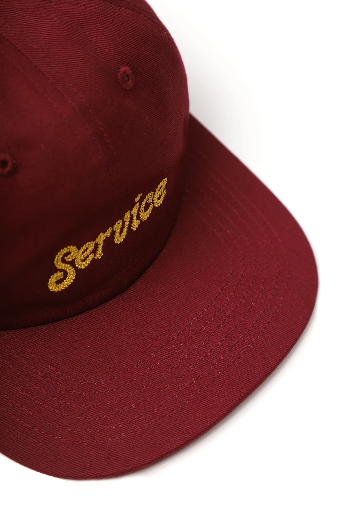 Service Works - Chainstitch Cap - Burgundy - Image 2