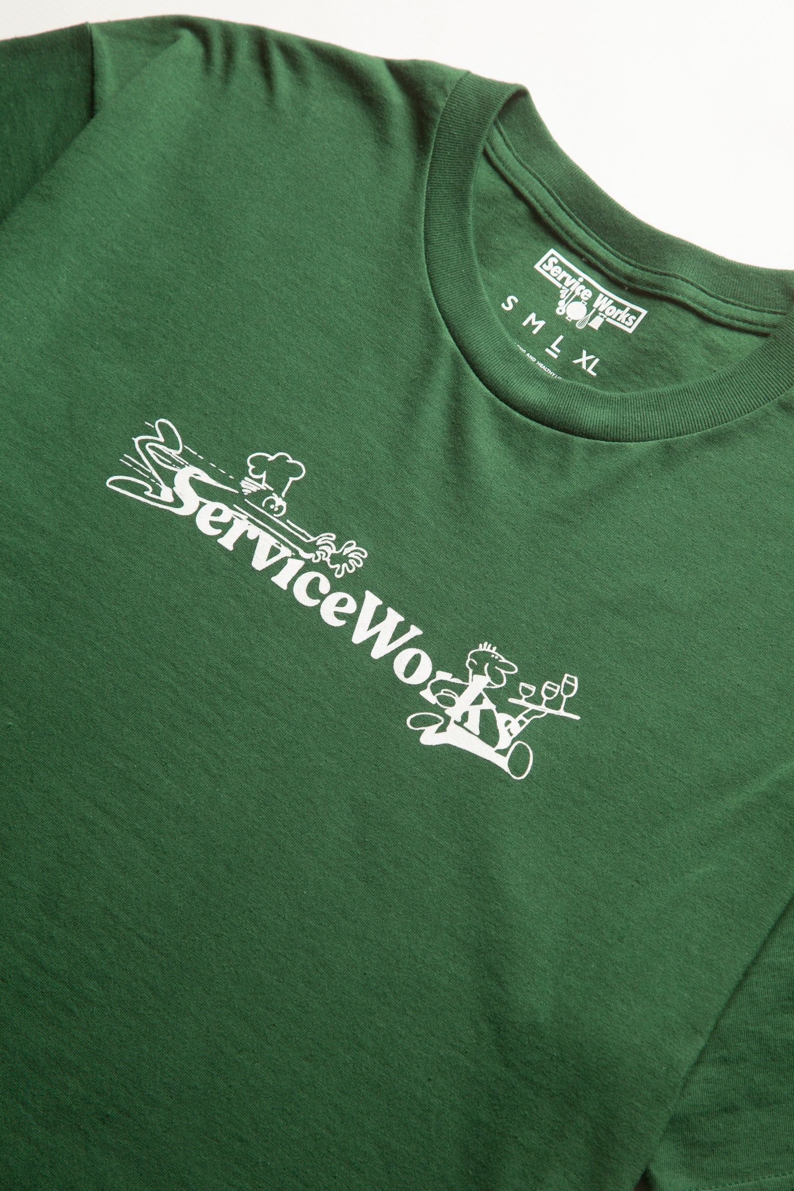 Service Works - Chase Tee - Forest Green - Image 2