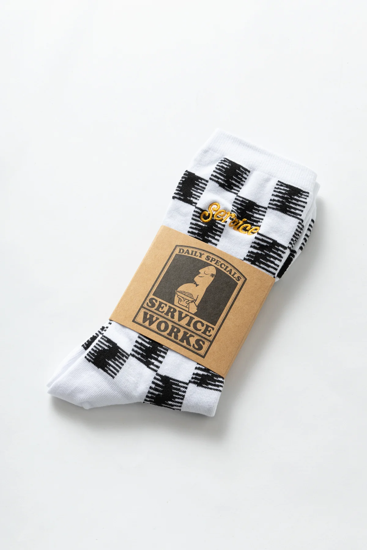 Service Works - Checker Socks - Mono - Image 2