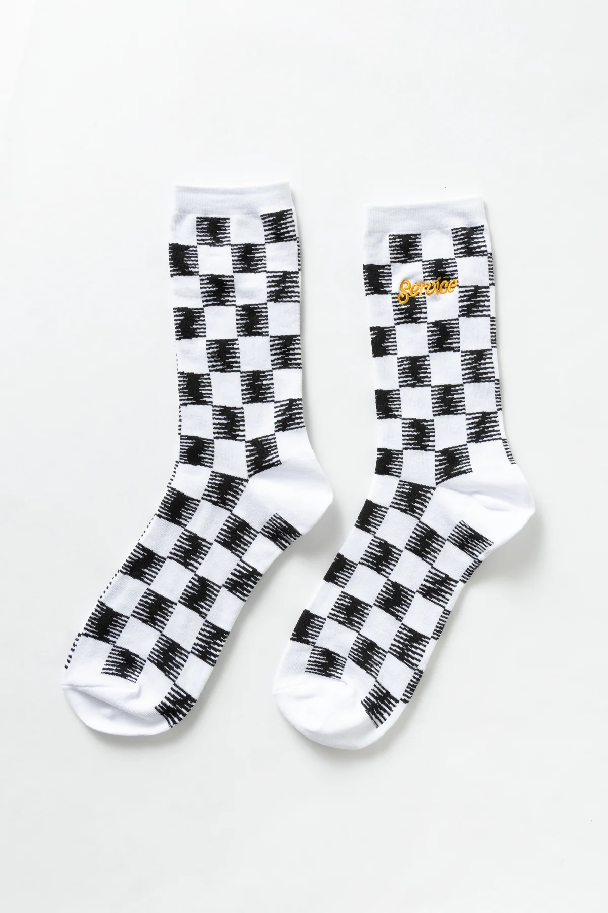 Service Works - Checker Socks - Mono - Image 3