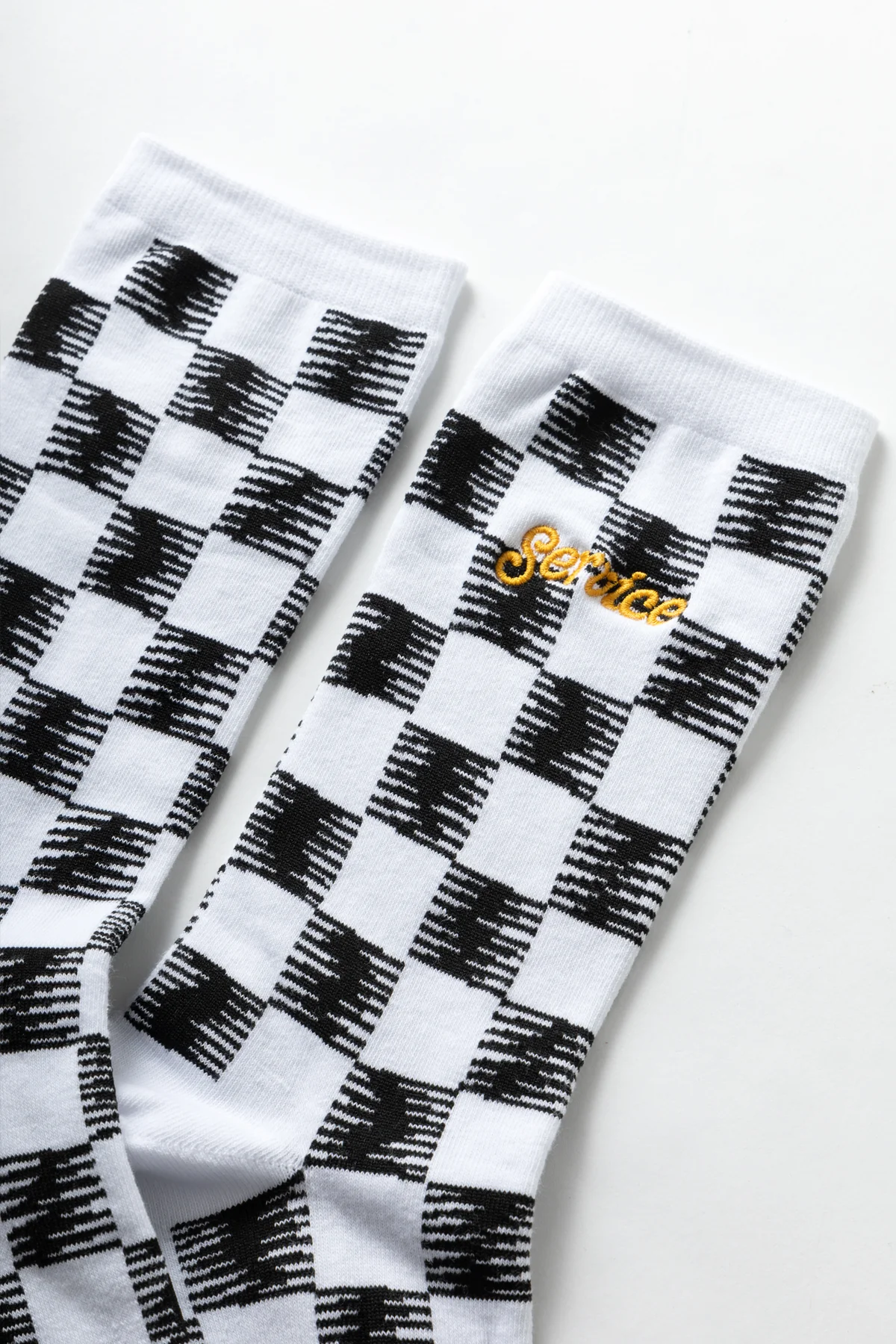 Service Works - Checker Socks - Mono - Image 4
